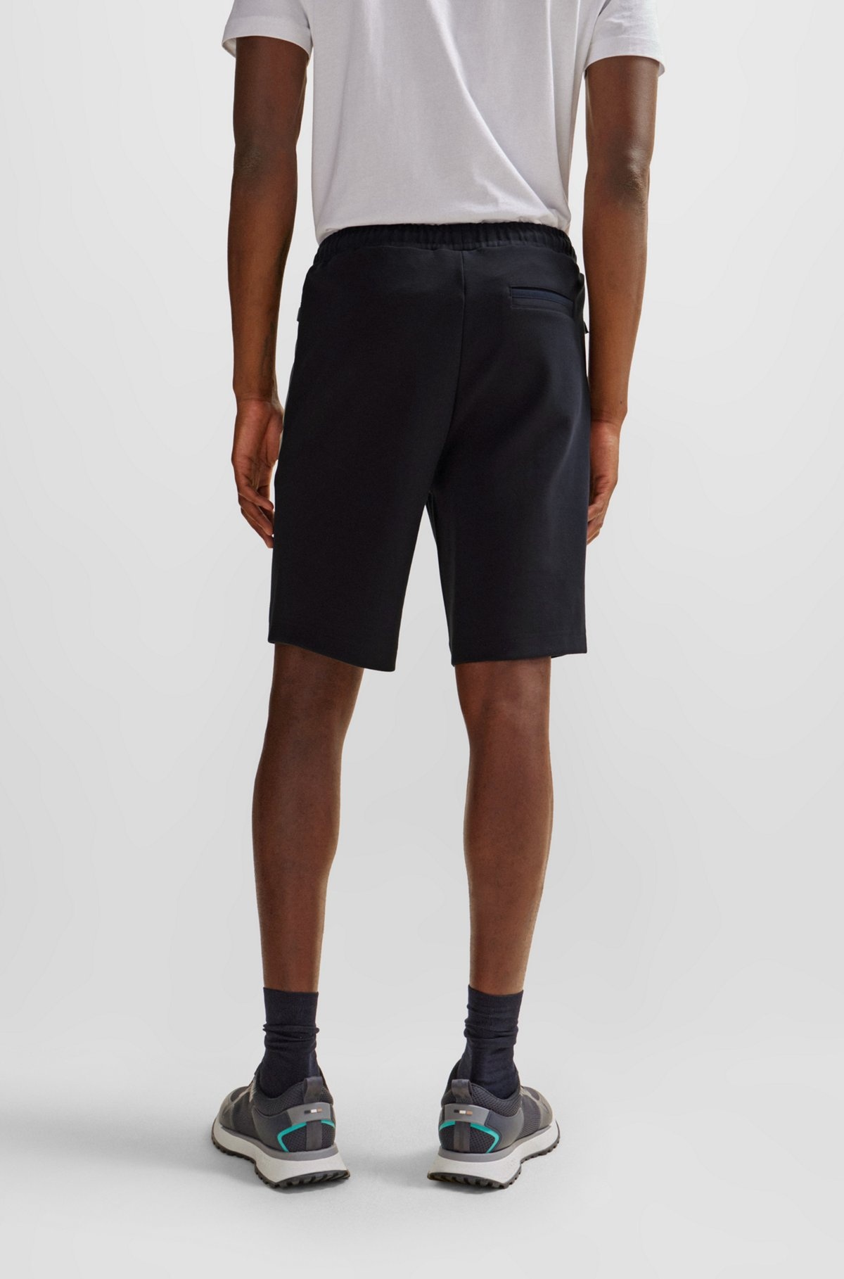 SHORTS WITH LOGO PRINT - 5
