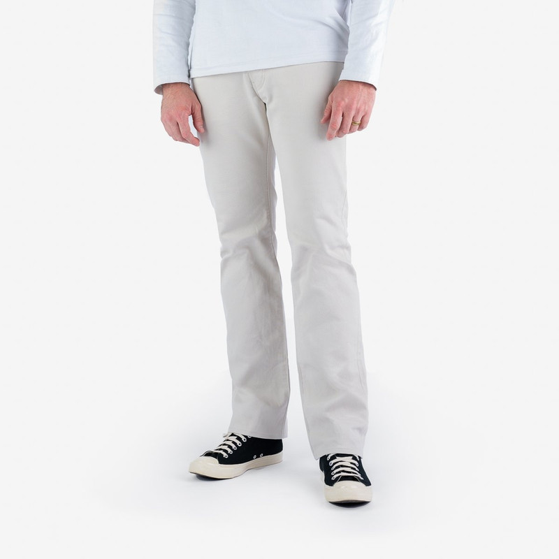 Iron Heart IH-634-PIQ 14oz Cotton Piqué Straight Cut Jeans - Ecru outlook
