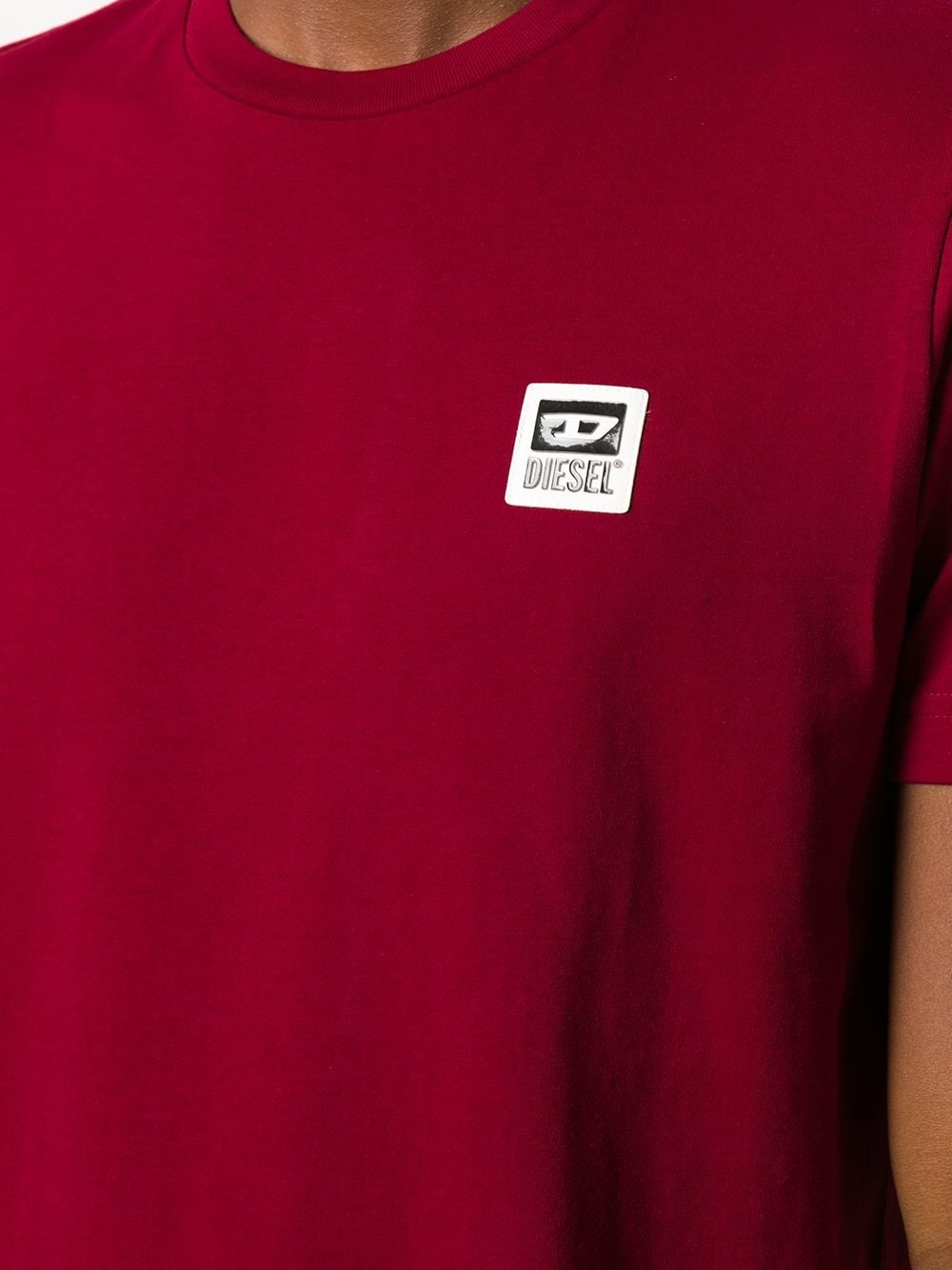 logo patch short-sleeved T-shirt - 6