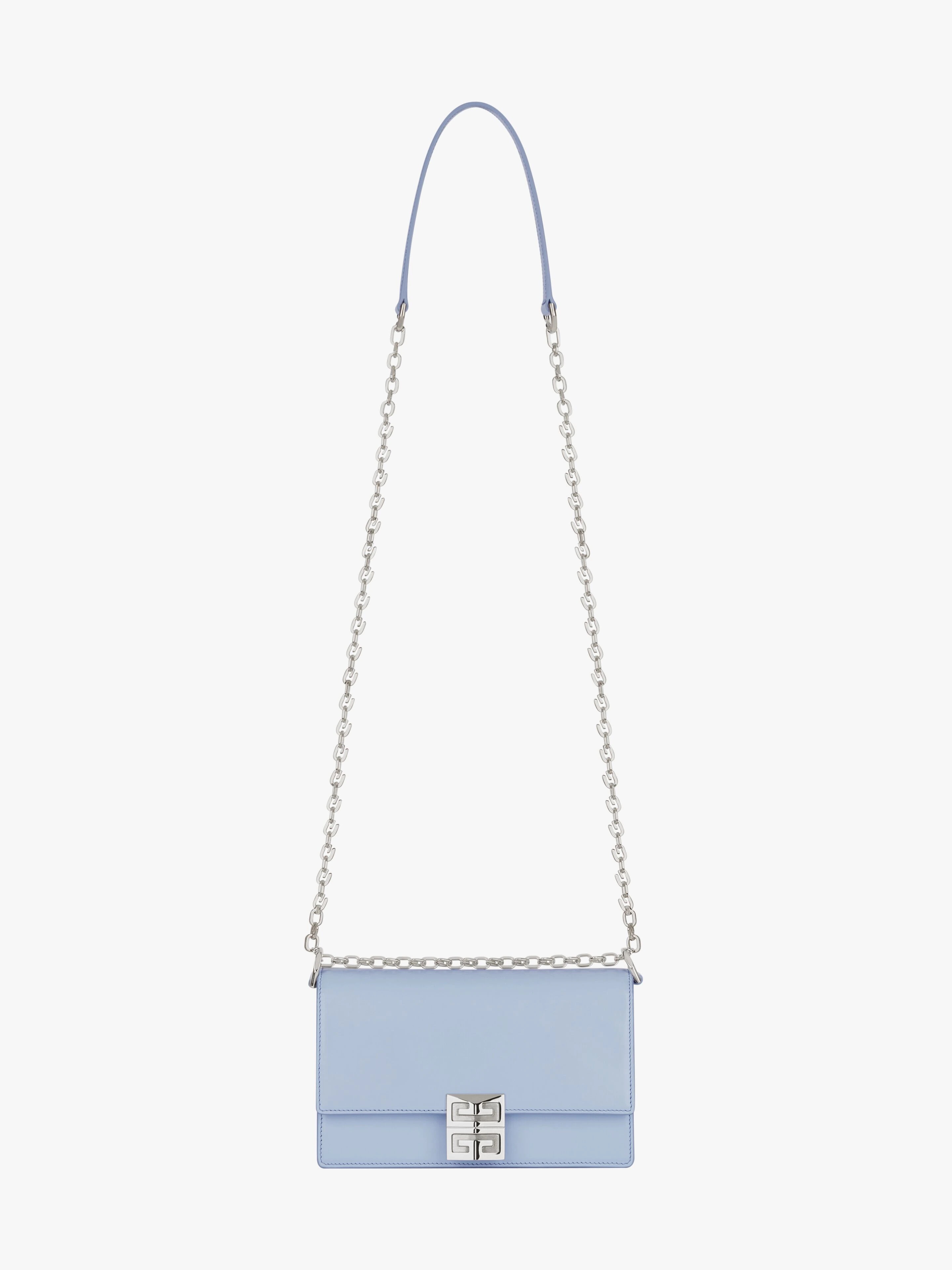 SMALL 4G BAG IN BOX LEATHER WITH CHAIN - 3