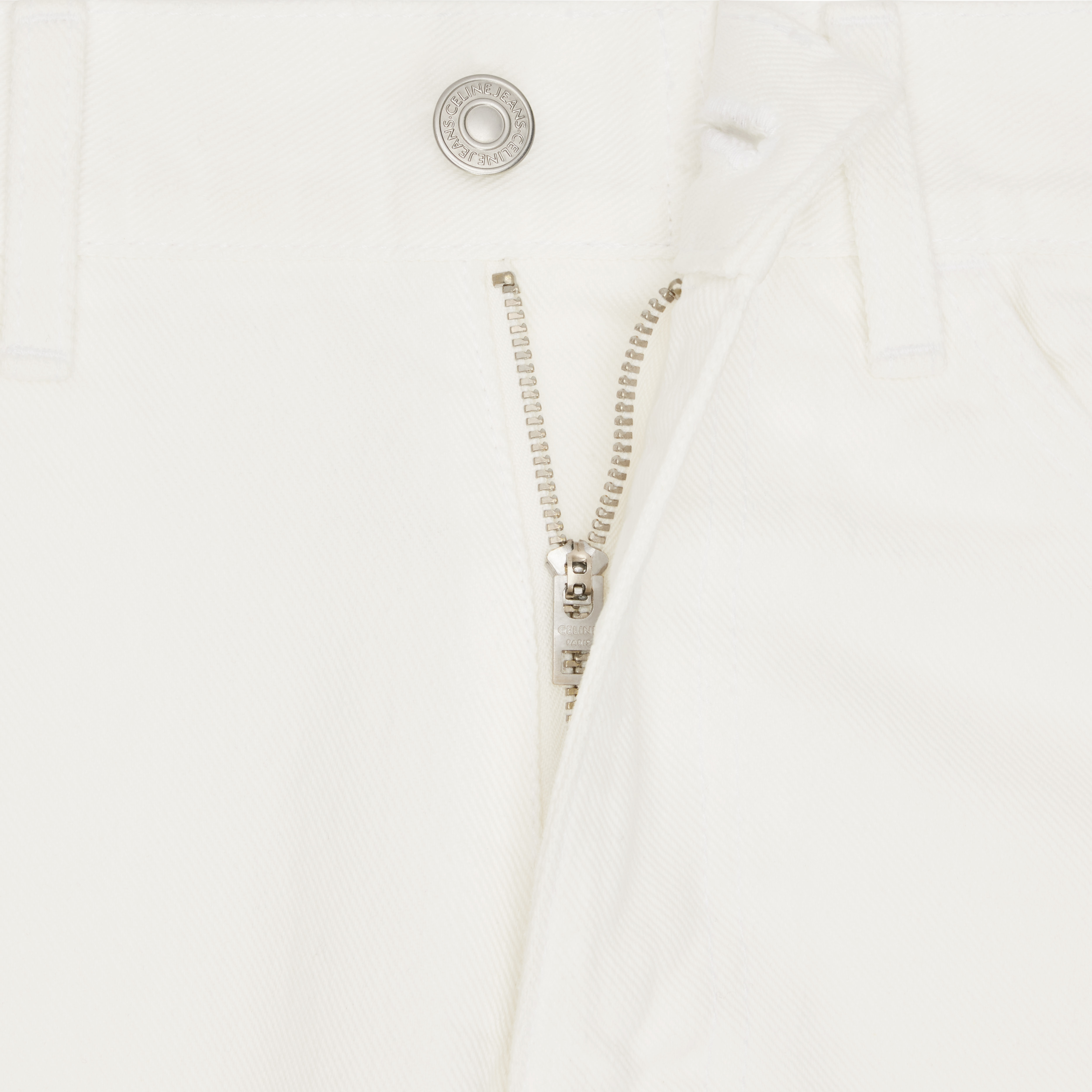 DYLAN FLARED JEANS IN OPTIC WHITE WASH DENIM - 4