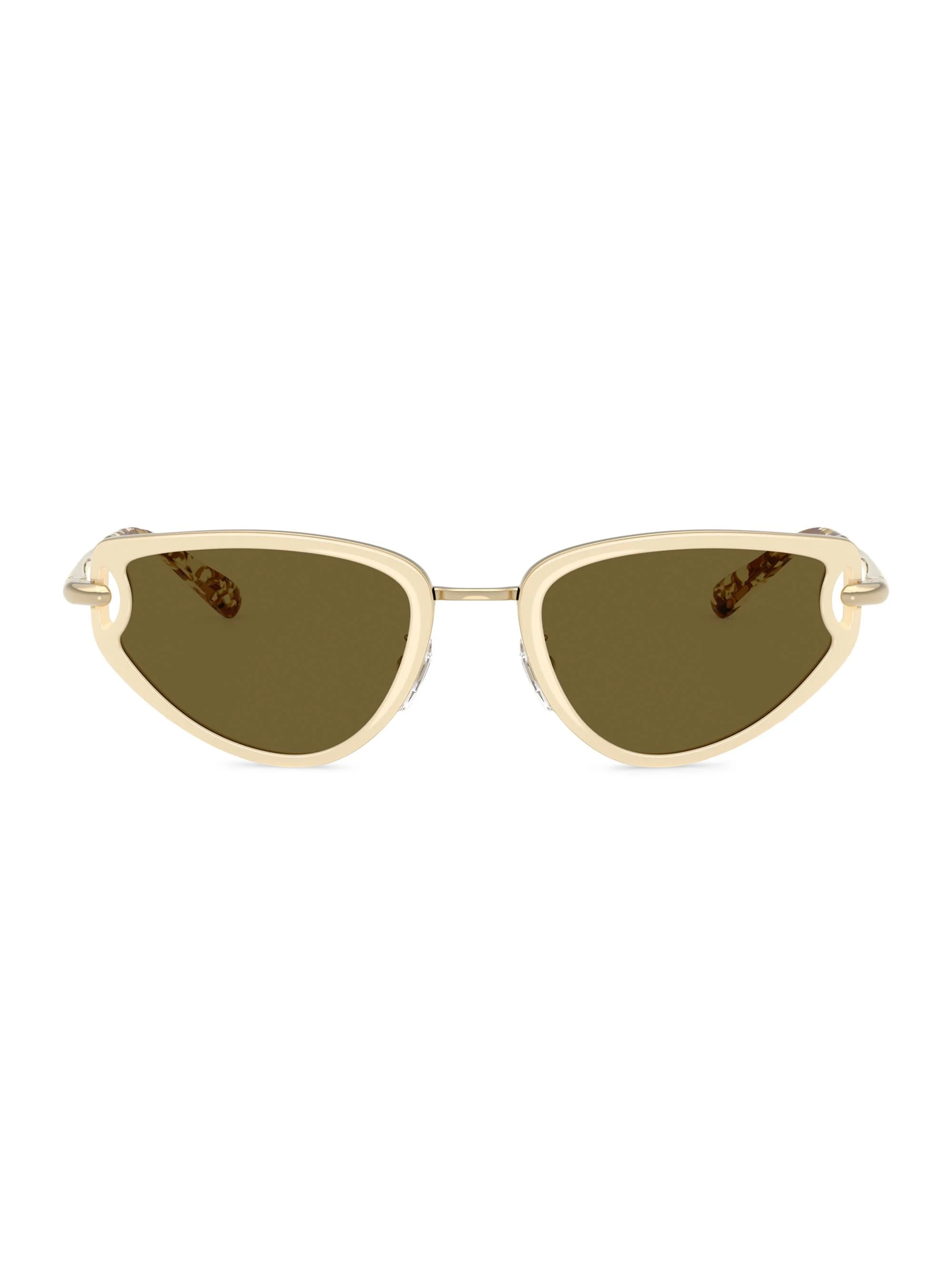 Women's 53MM Cat-Eye Sunglasses - Milky Ivory - 1