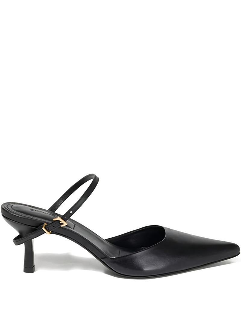 65mm Kieran pointed strap pumps 1