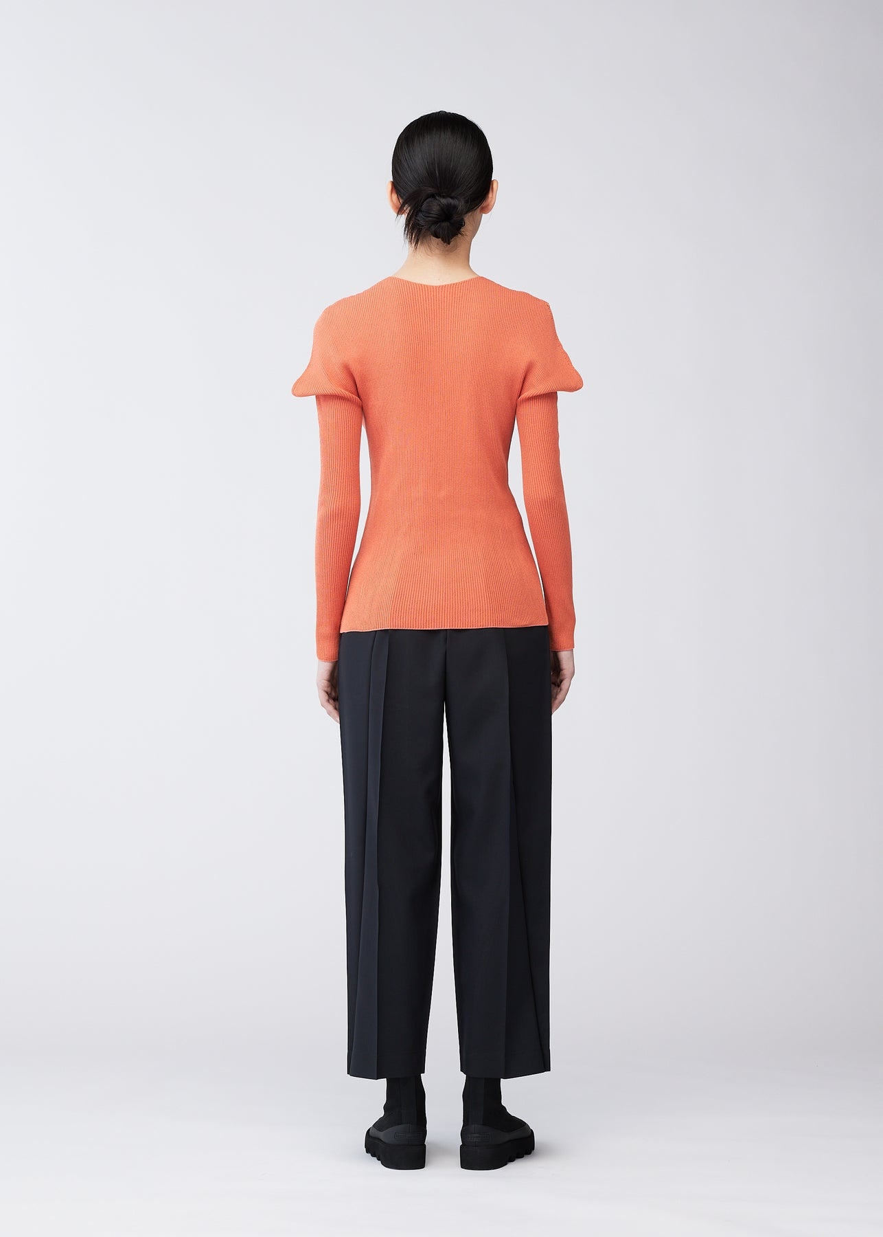 FLAT RIB KNIT TOP - 5