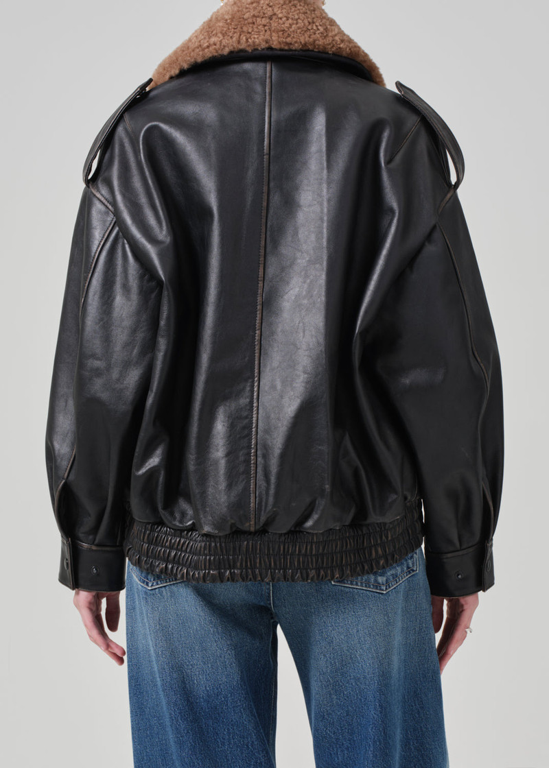 Santiago Pilot Jacket In Hickory 3