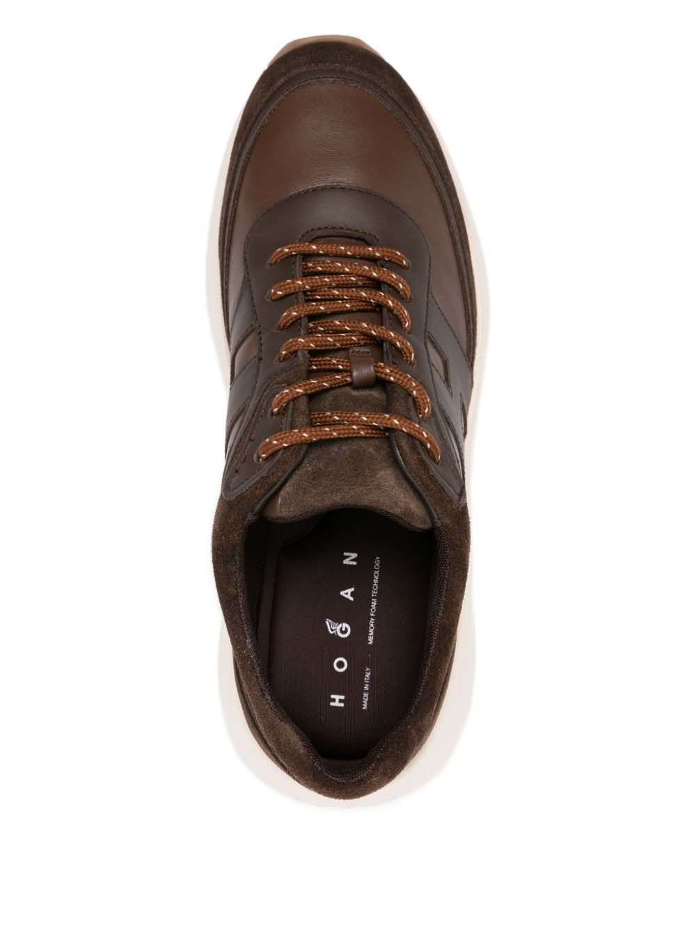 leather suede sneakers - 4