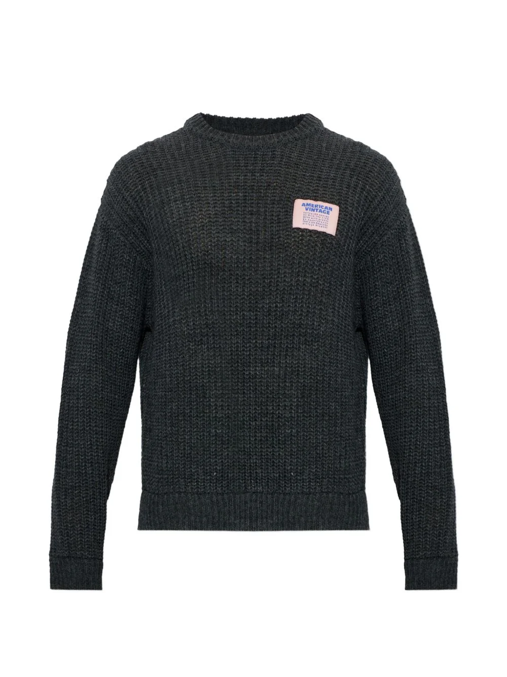 Cyrow logo-patch sweater - 1