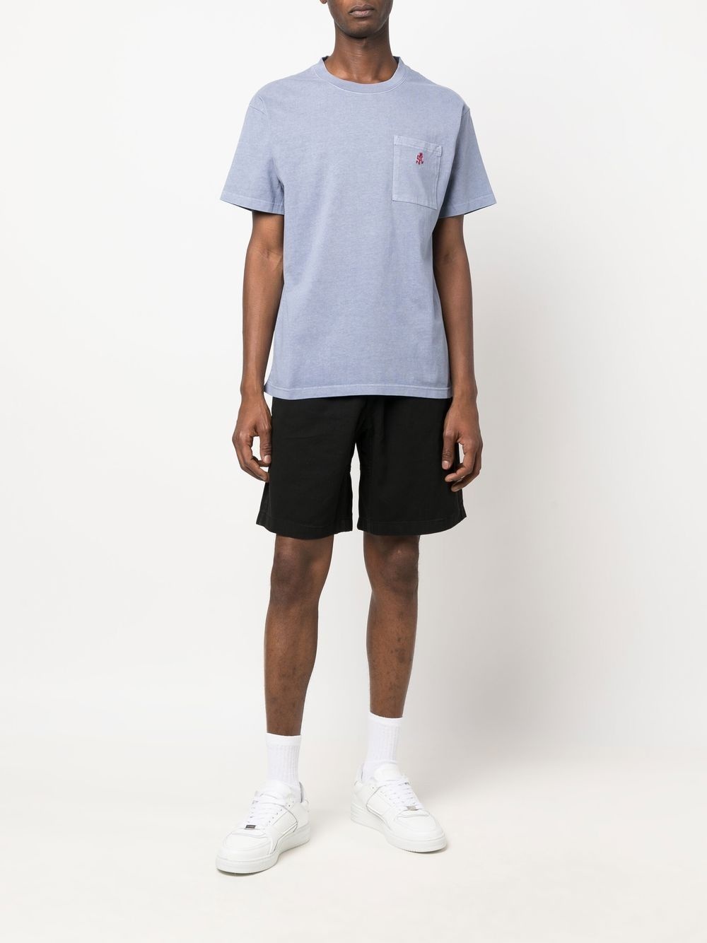 buckle-fastening waistband shorts - 2