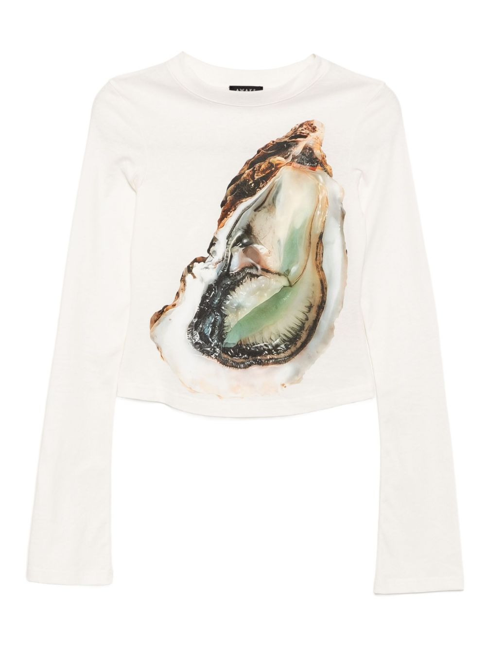 oyster graphic-printed T-shirt - 1