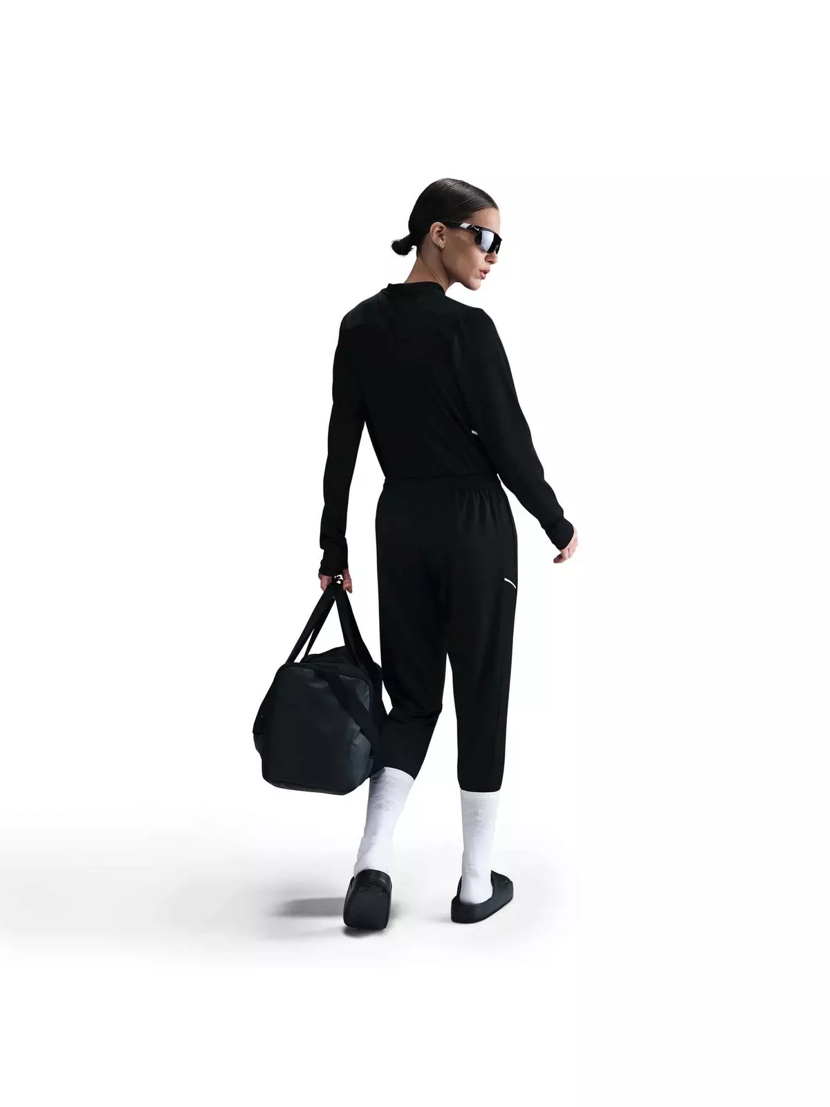 Women's Dri-FIT Crew-Neck Long-Sleeve Soccer Top-Black - 6