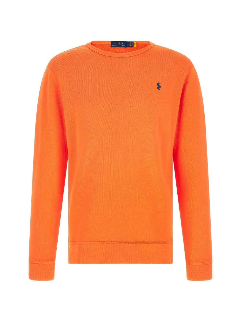 Polo loopback logo-embroidered sweater - 1