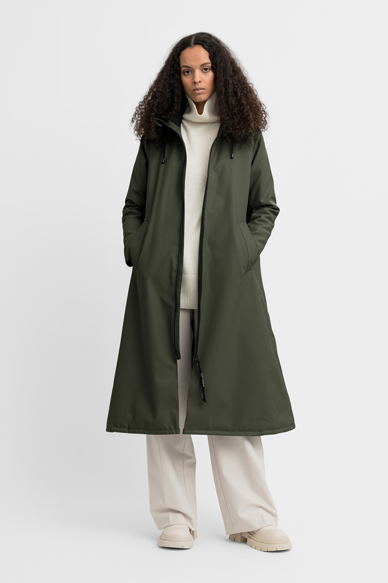 Stutterheim Mosebacke Long Winter Khaki Green outlook
