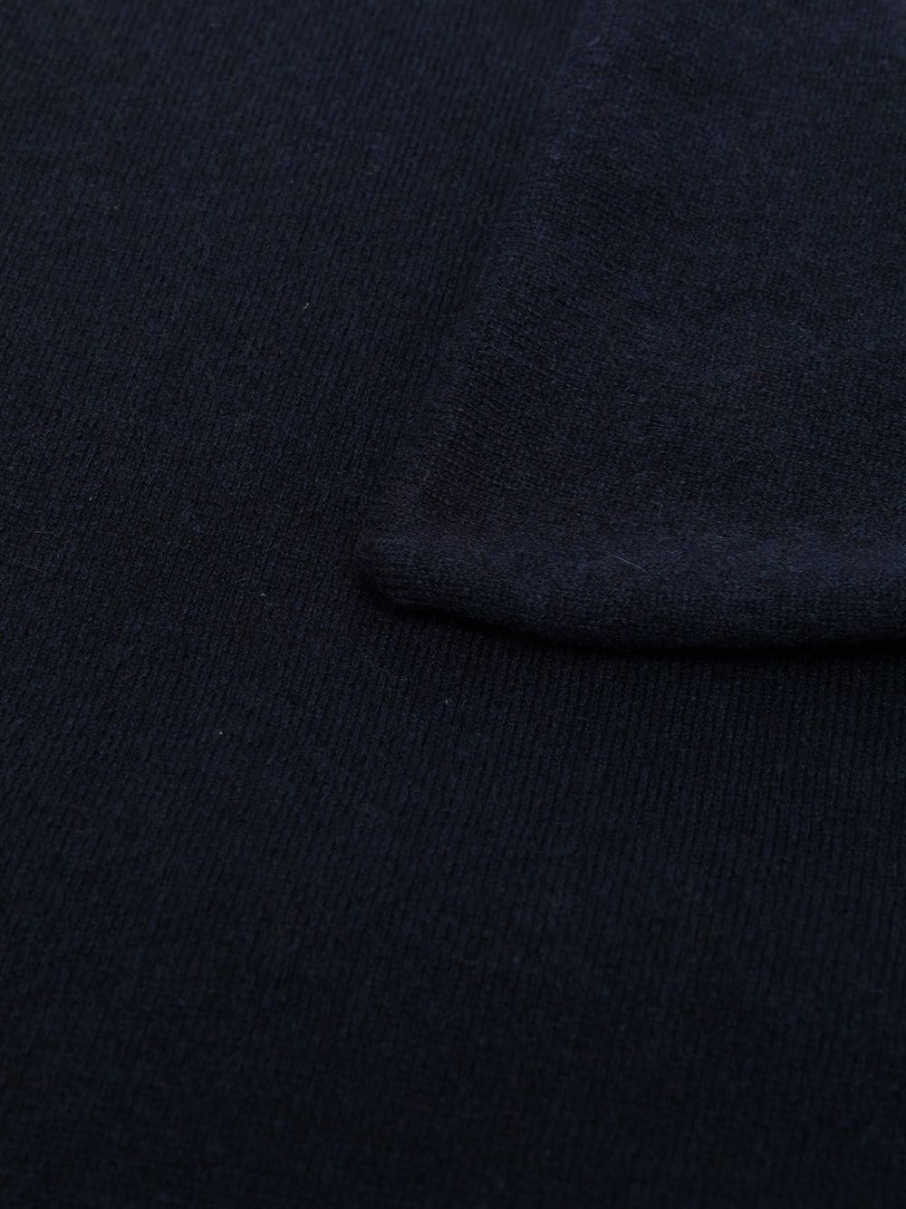 cashmere logo-patch scarf - 3