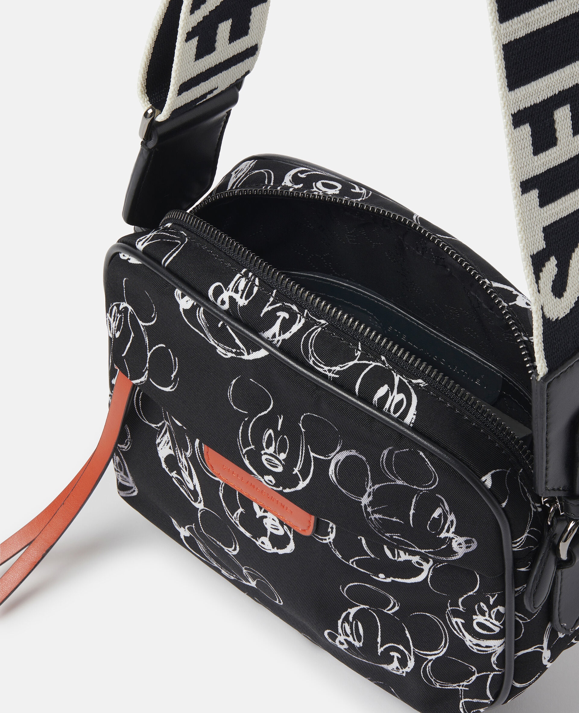 Fantasia Mickey Print Logo Crossbody Bag - 3