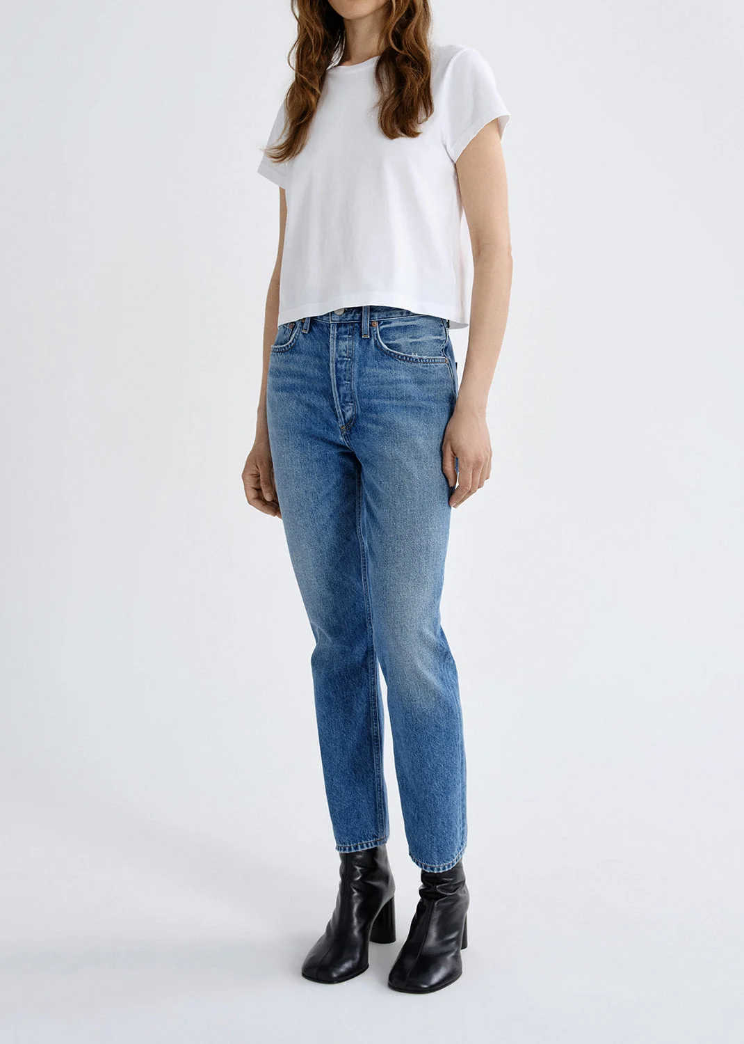 RILEY HIGH RISE STRAIGHT CROP (WEIGHTLESS) IN TIDE - 1