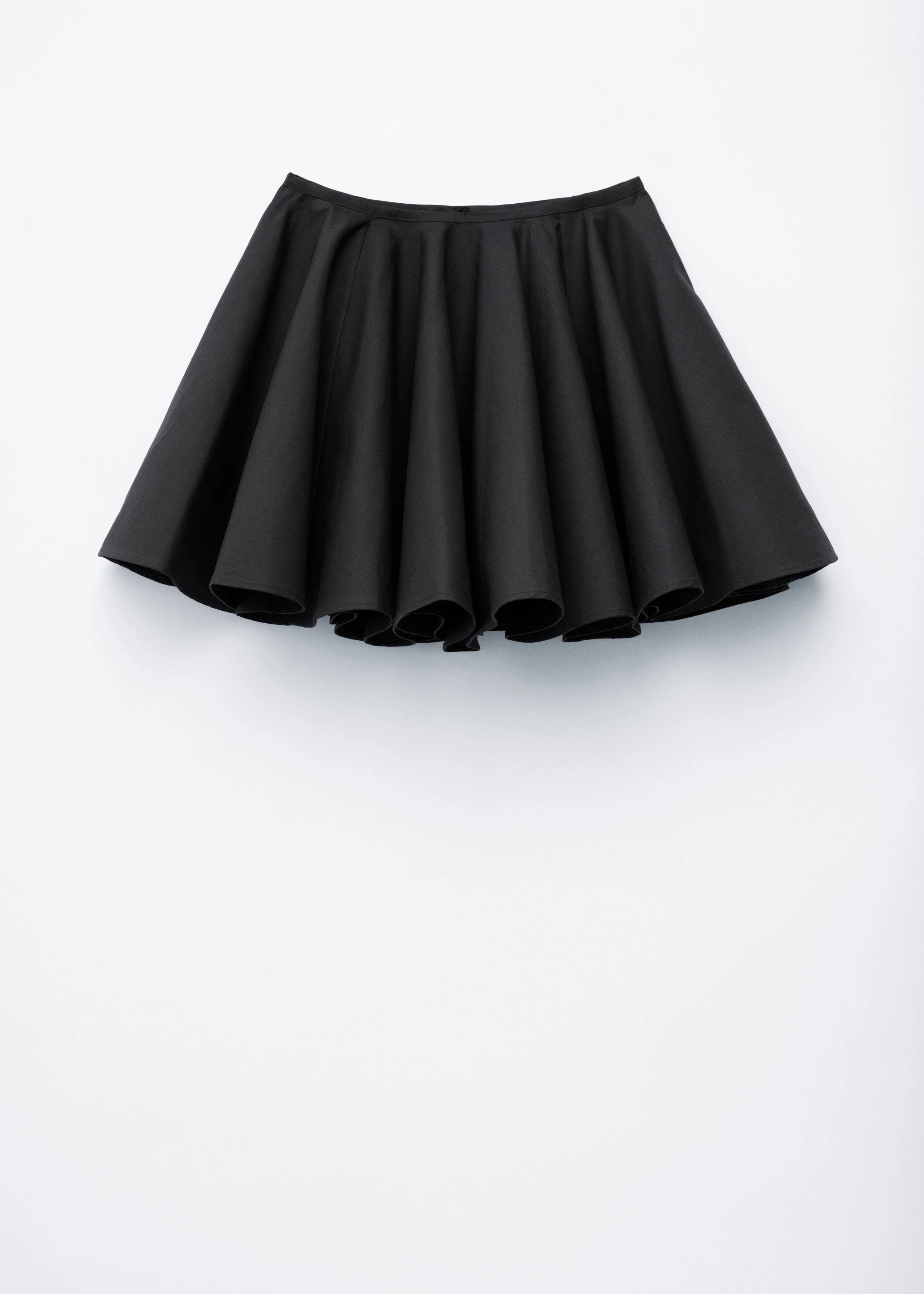 Cotton Circle Mini Skirt - 1