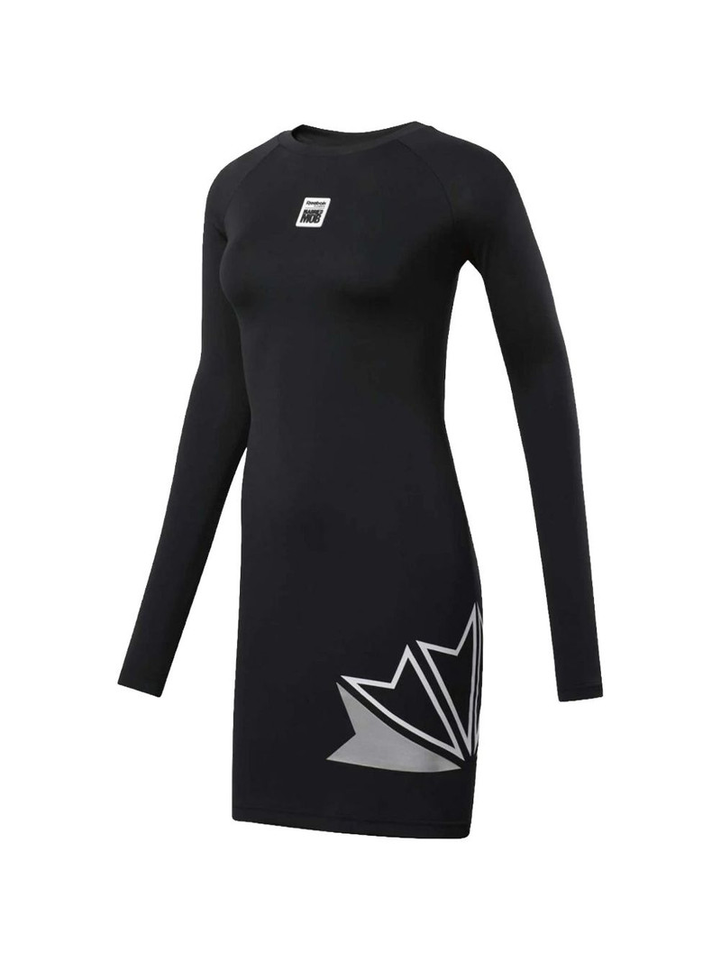 long-sleeve mini dress 1