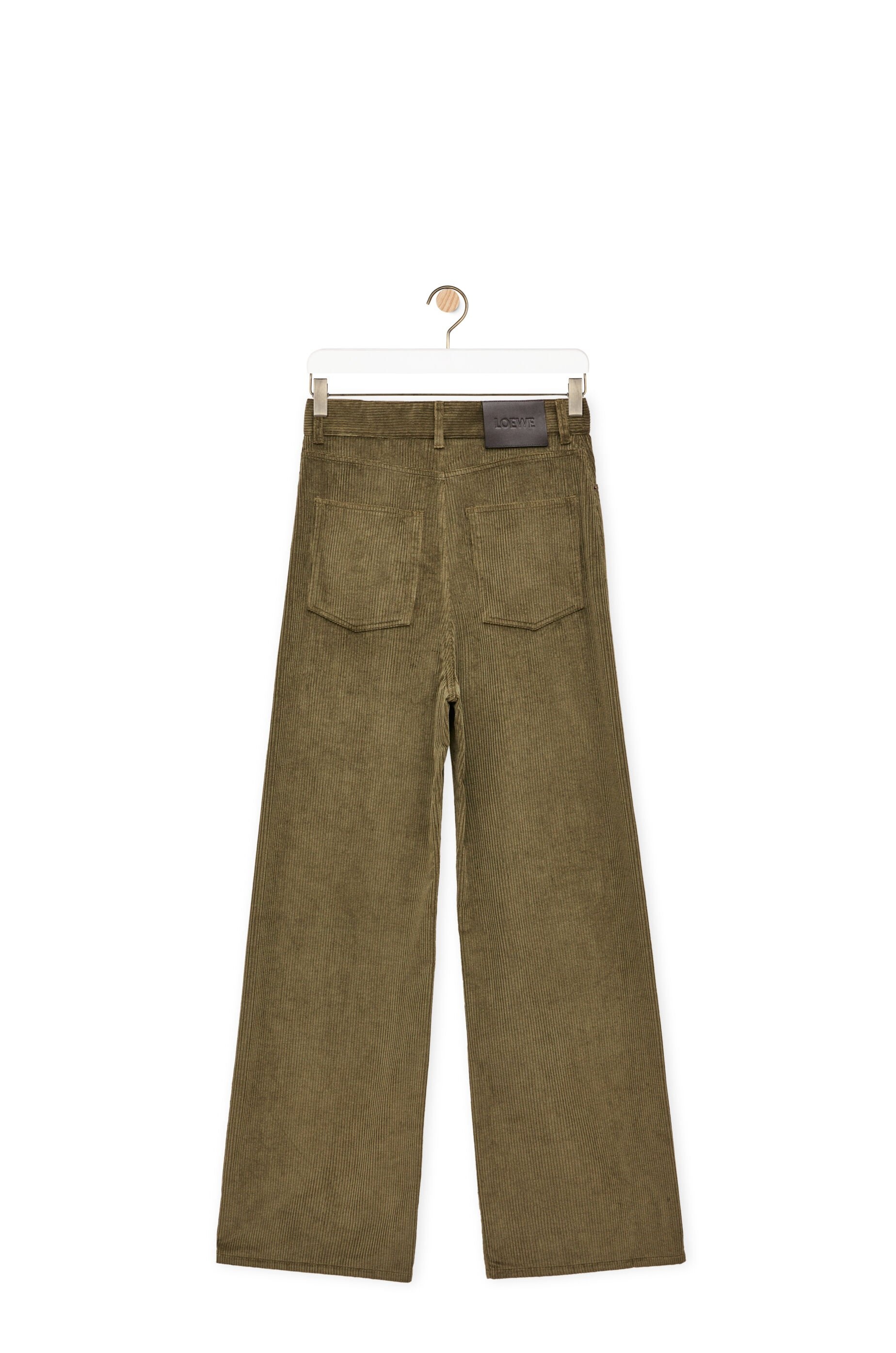 Wide leg trousers in cotton and cashmere - 2