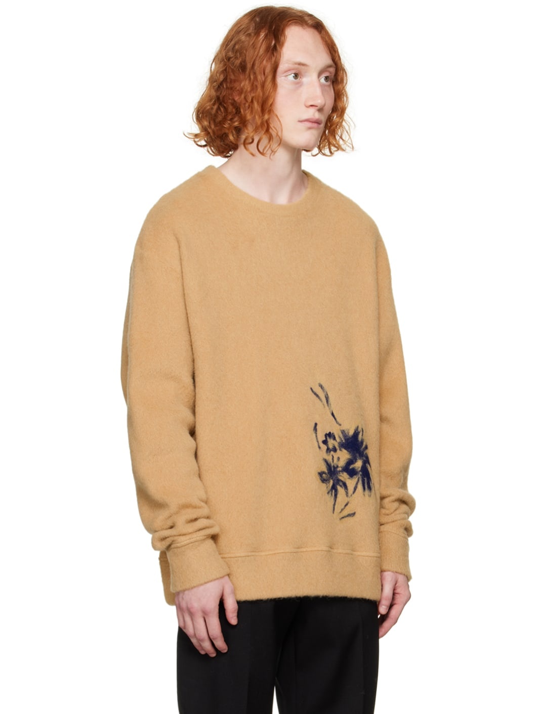 Tan Crewneck Sweater - 2