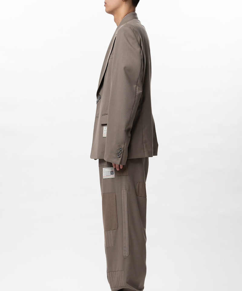 Front Layered Wool Jacket 11
