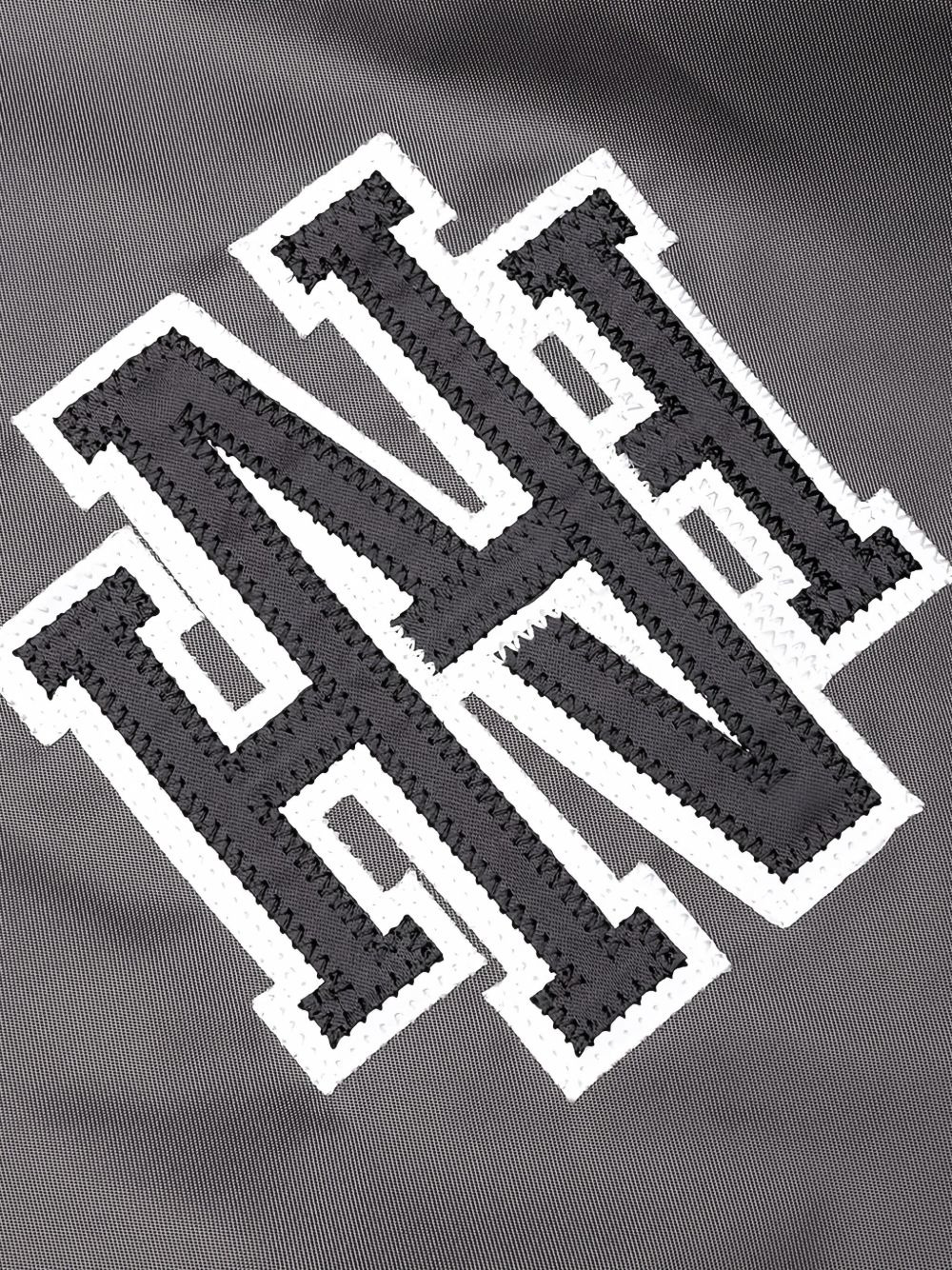 appliqué baseball jacket - 5