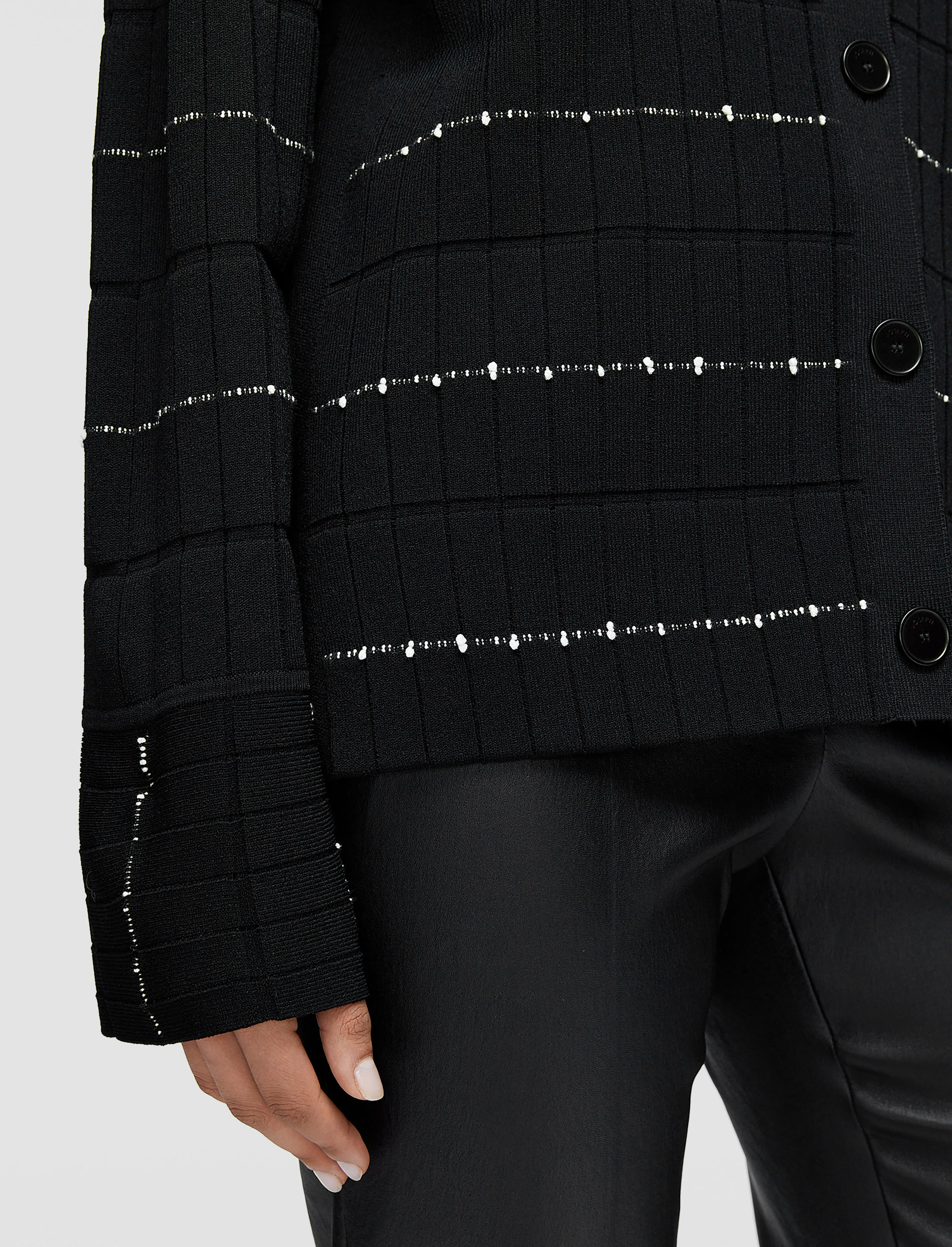 Fragmented Stripes Cardigan - 5