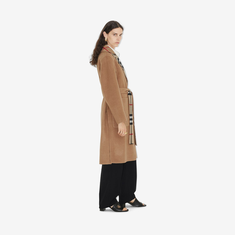 Reversible Check Wool Coat 3