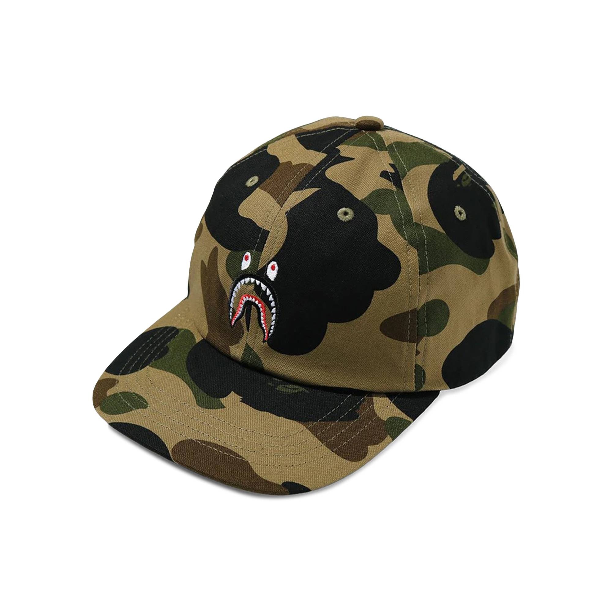 BAPE 1st Camo Shark Panel Cap 'Green' - 1