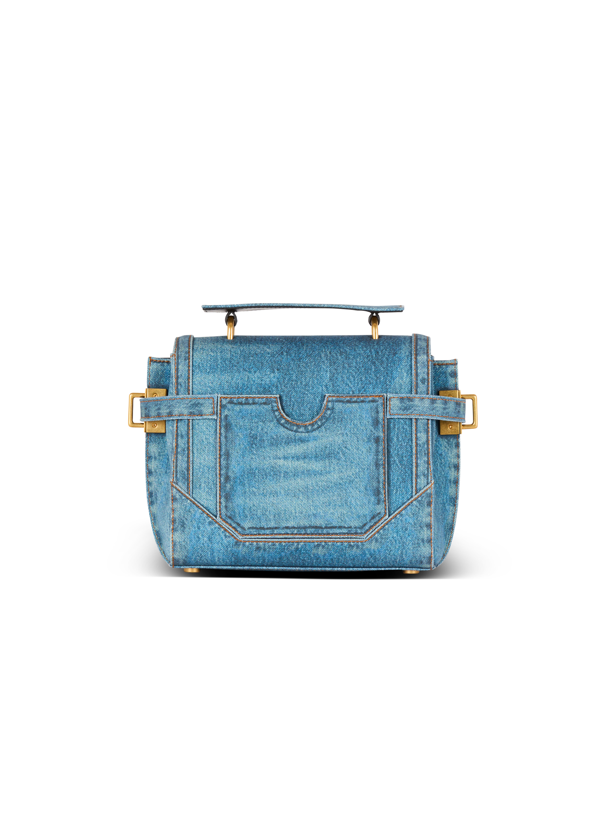 B-Buzz 23 bag in denim print canvas - 4