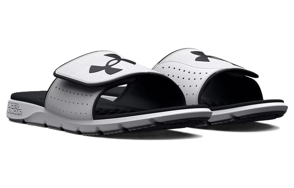 Under Armour Ignite 7 Slides 'White Black' 3026023-100 - 4
