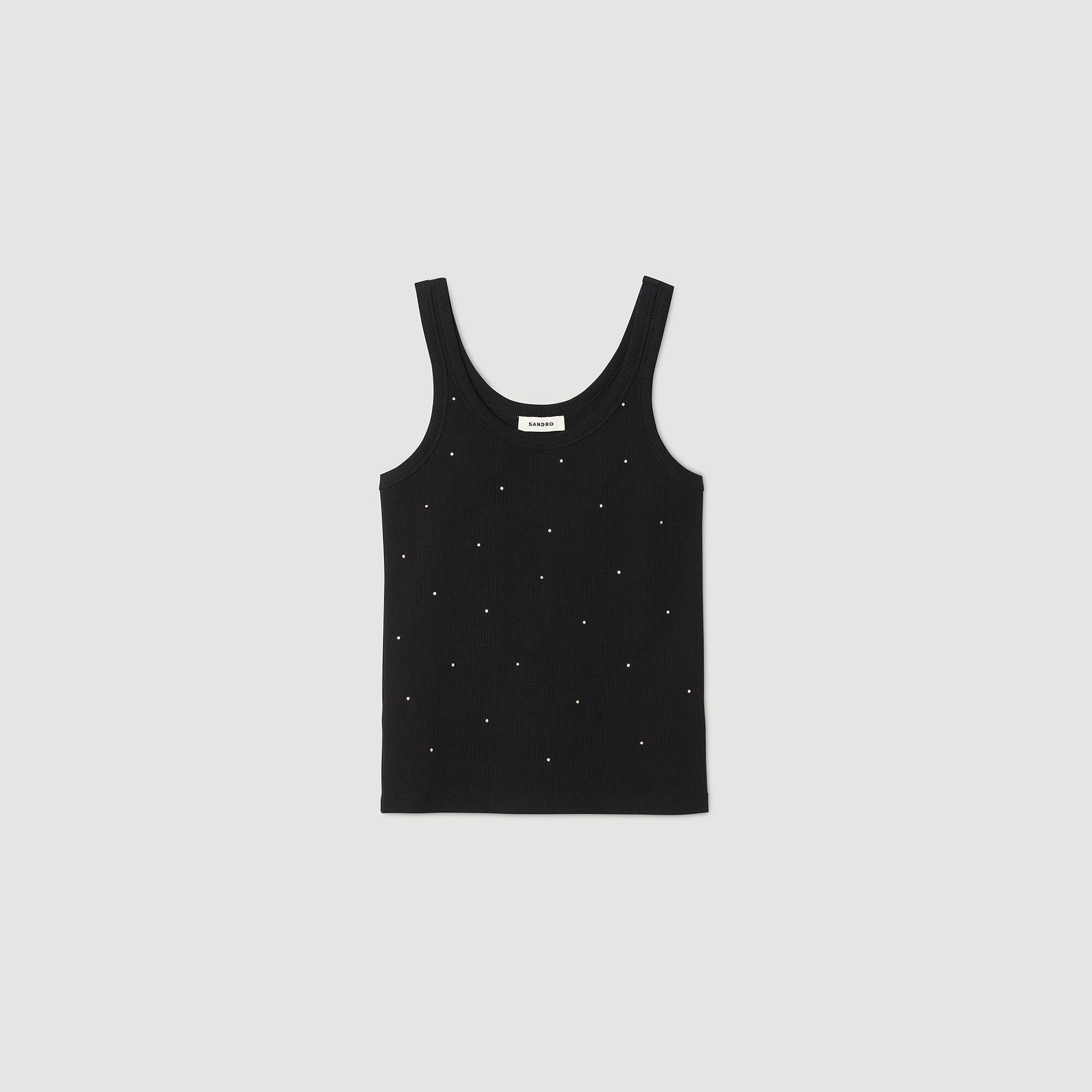 JERSEY TANK WITH RHINESTONES - 6