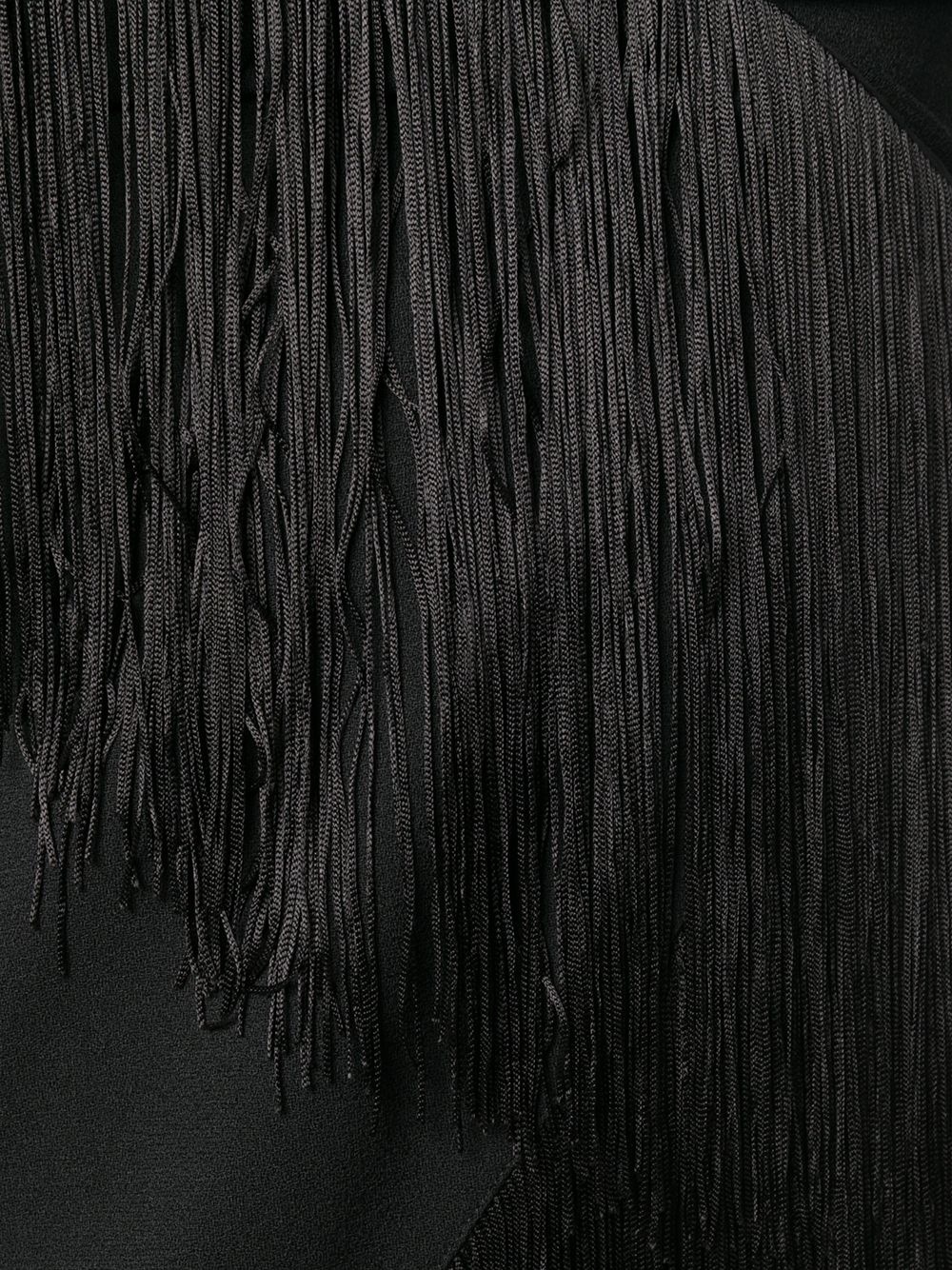 cascading fringe slip dress - 5
