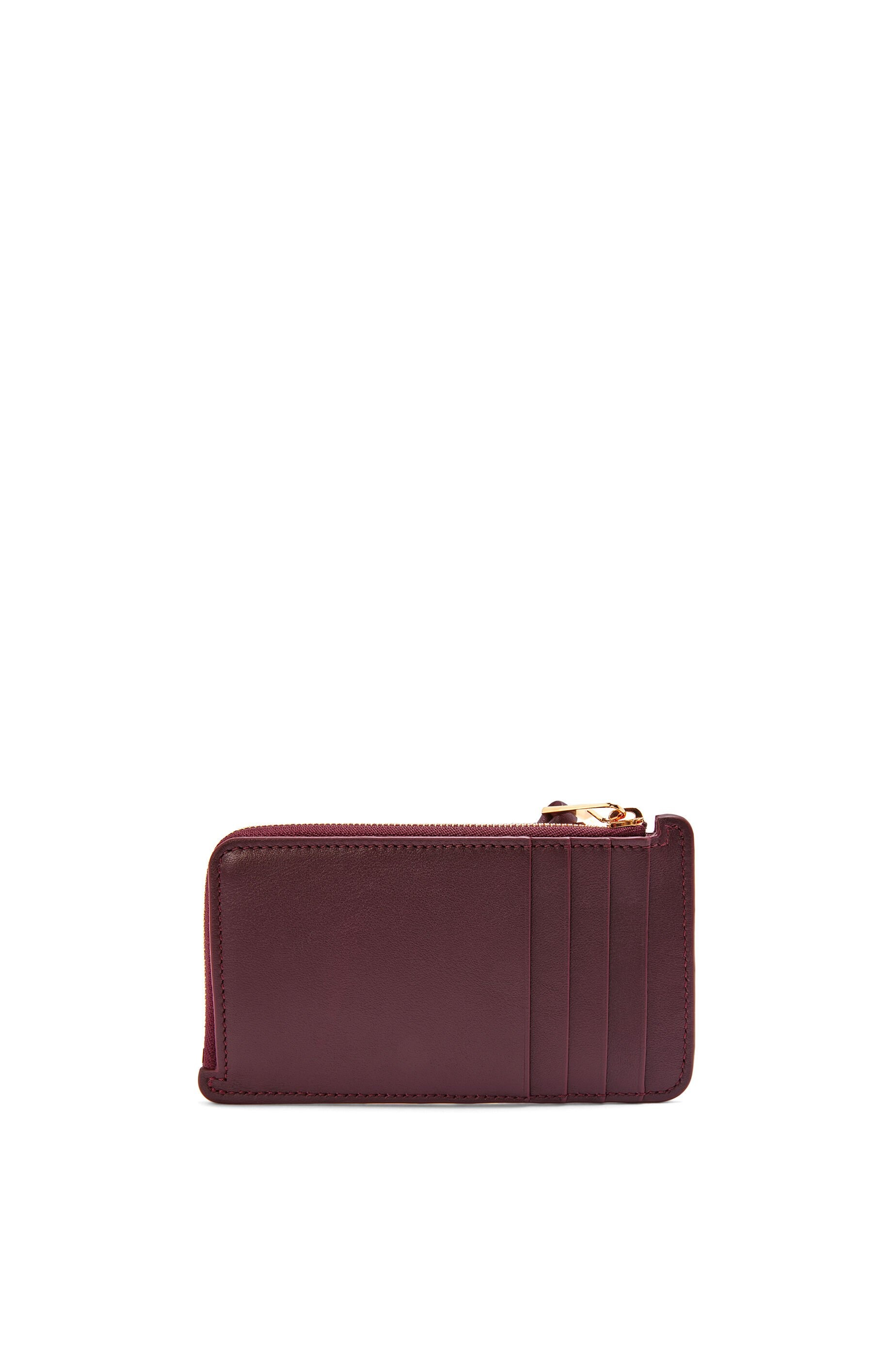 Knot coin cardholder in shiny nappa calfskin - 2