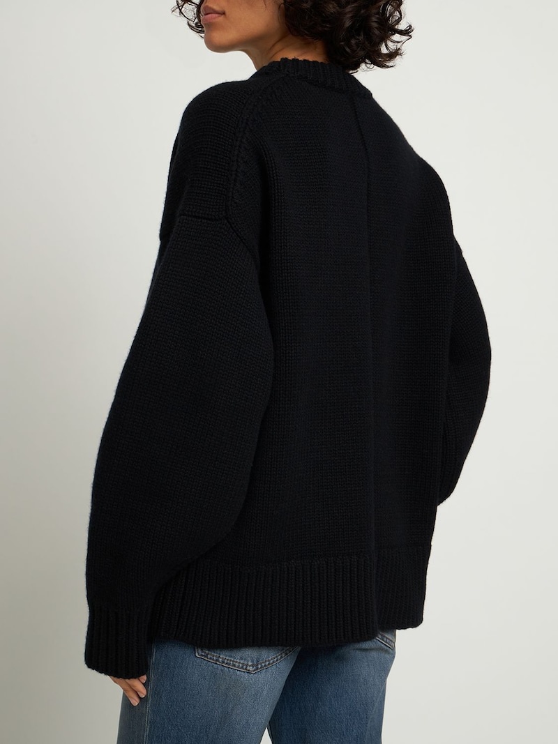 Ophelia wool & cashmere knit sweater - 3