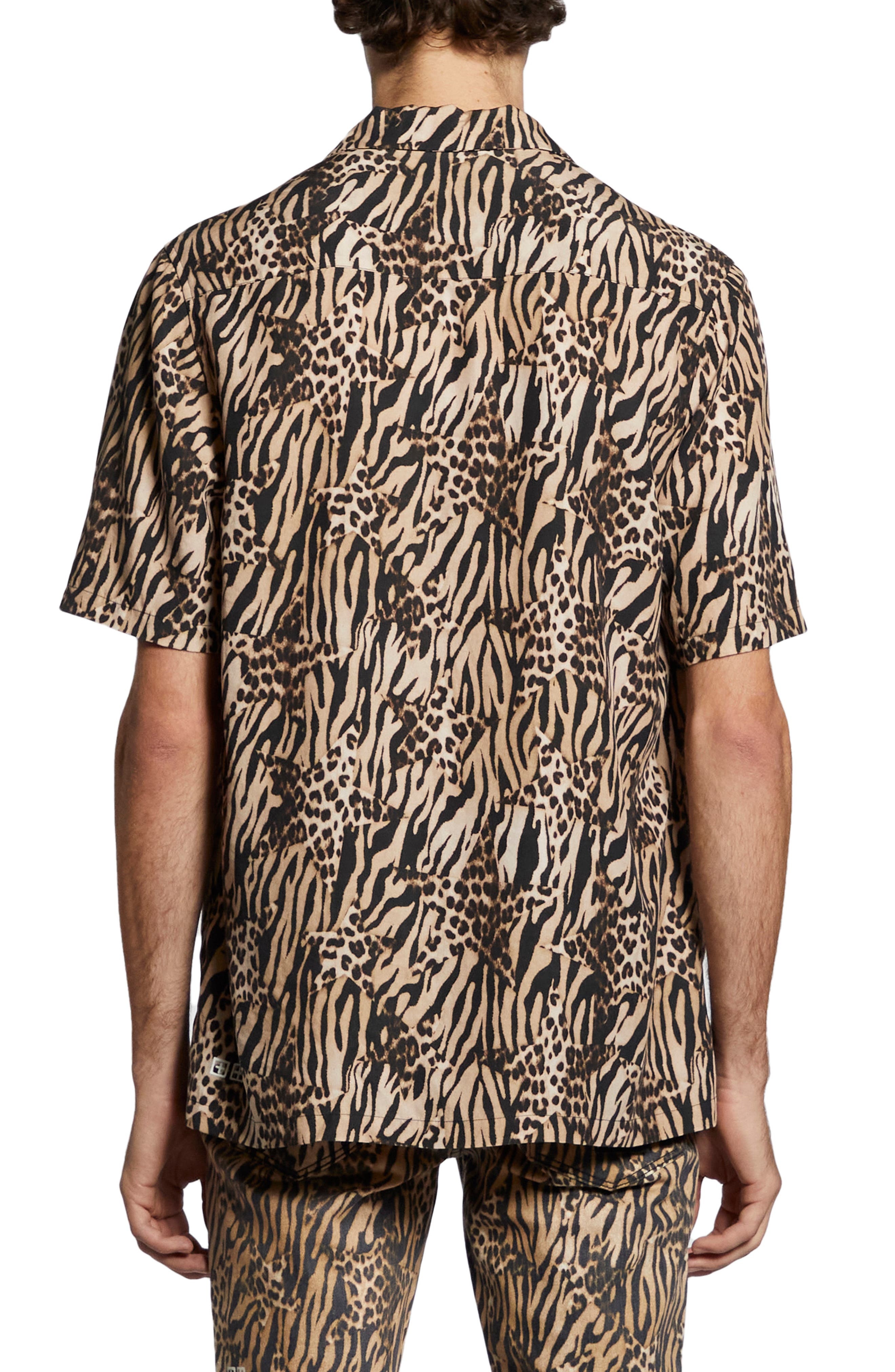 Zoo Resort Short Sleeve Button-Up Shirt - 3