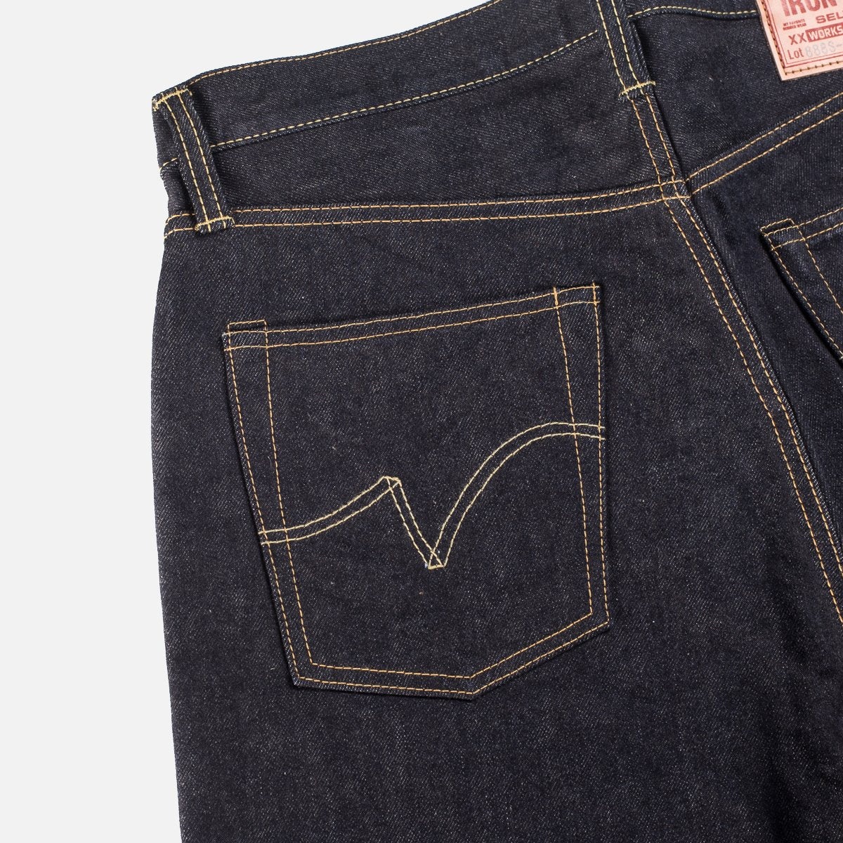 IH-888S-142 14oz Selvedge Denim Relaxed Taper Indigo - 4
