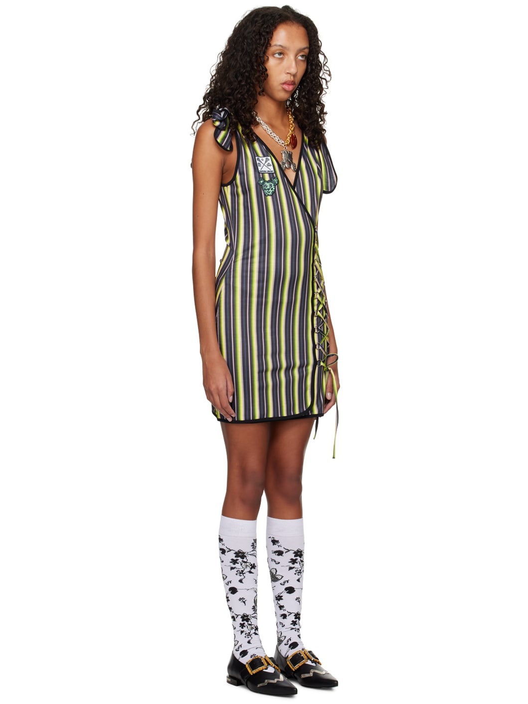 Multicolor Knock Out Minidress - 2