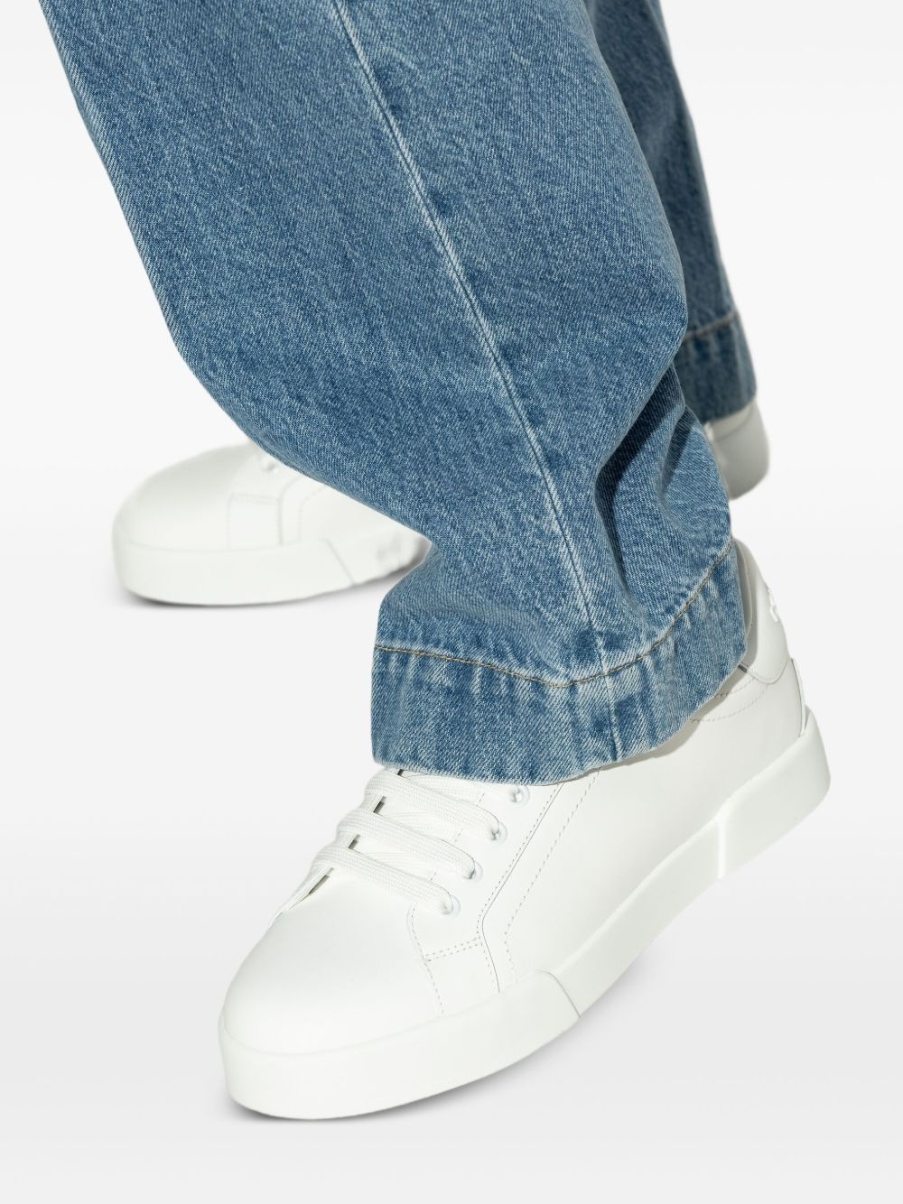 leather sneakers - 5