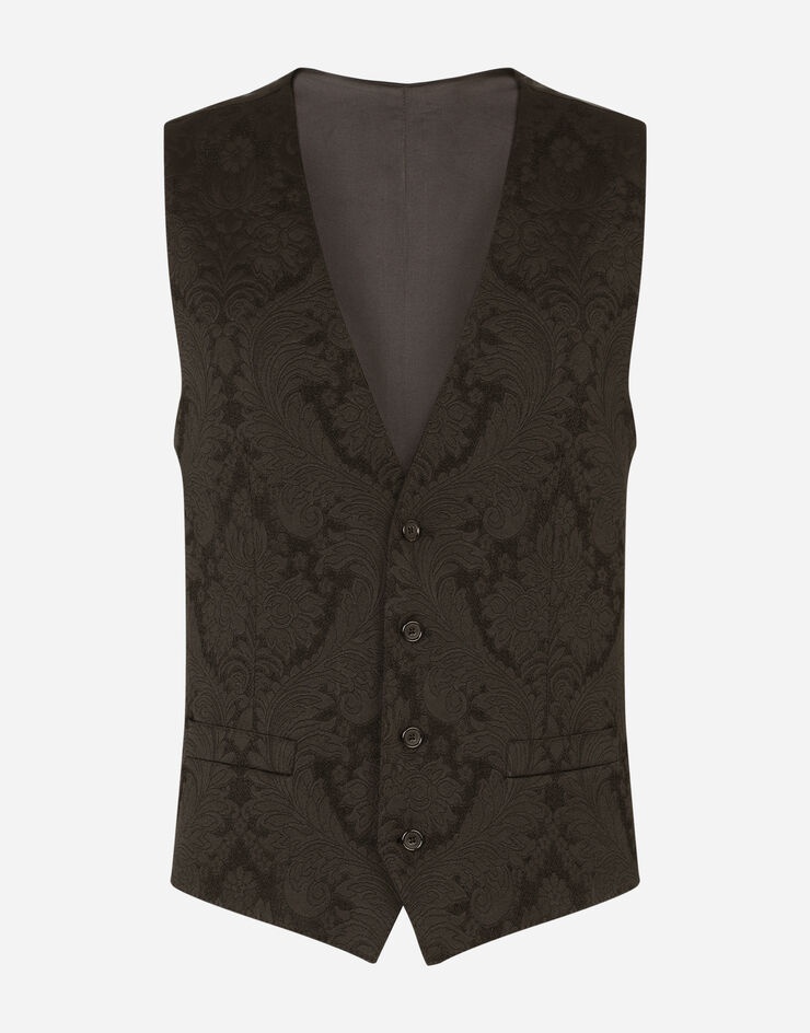 Floral jacquard vest - 3