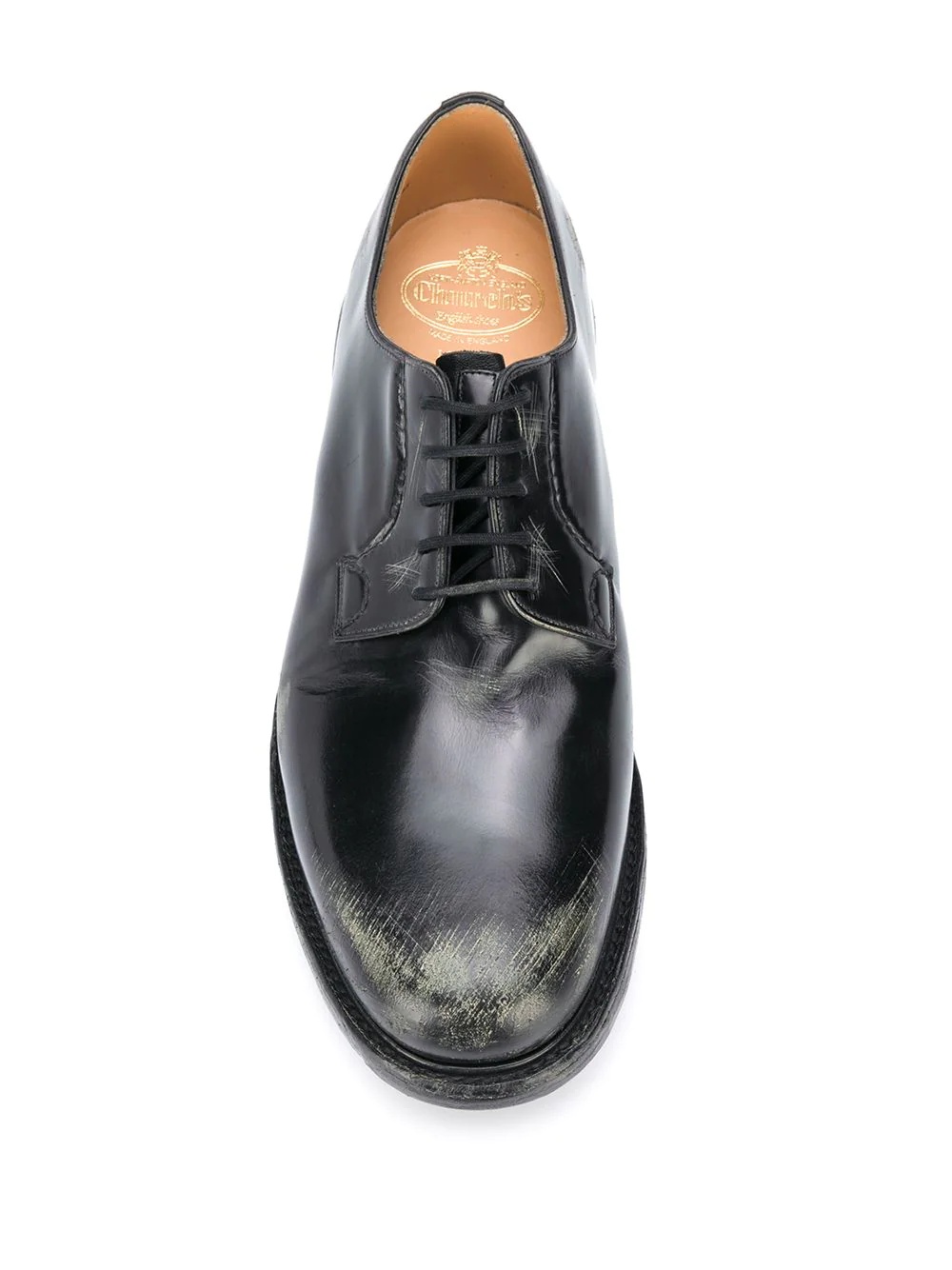 Shannon distressed Derby shoes - 4