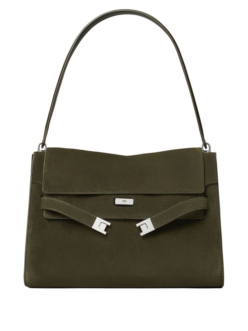 large Lee Radziwill suede shoulder bag 1