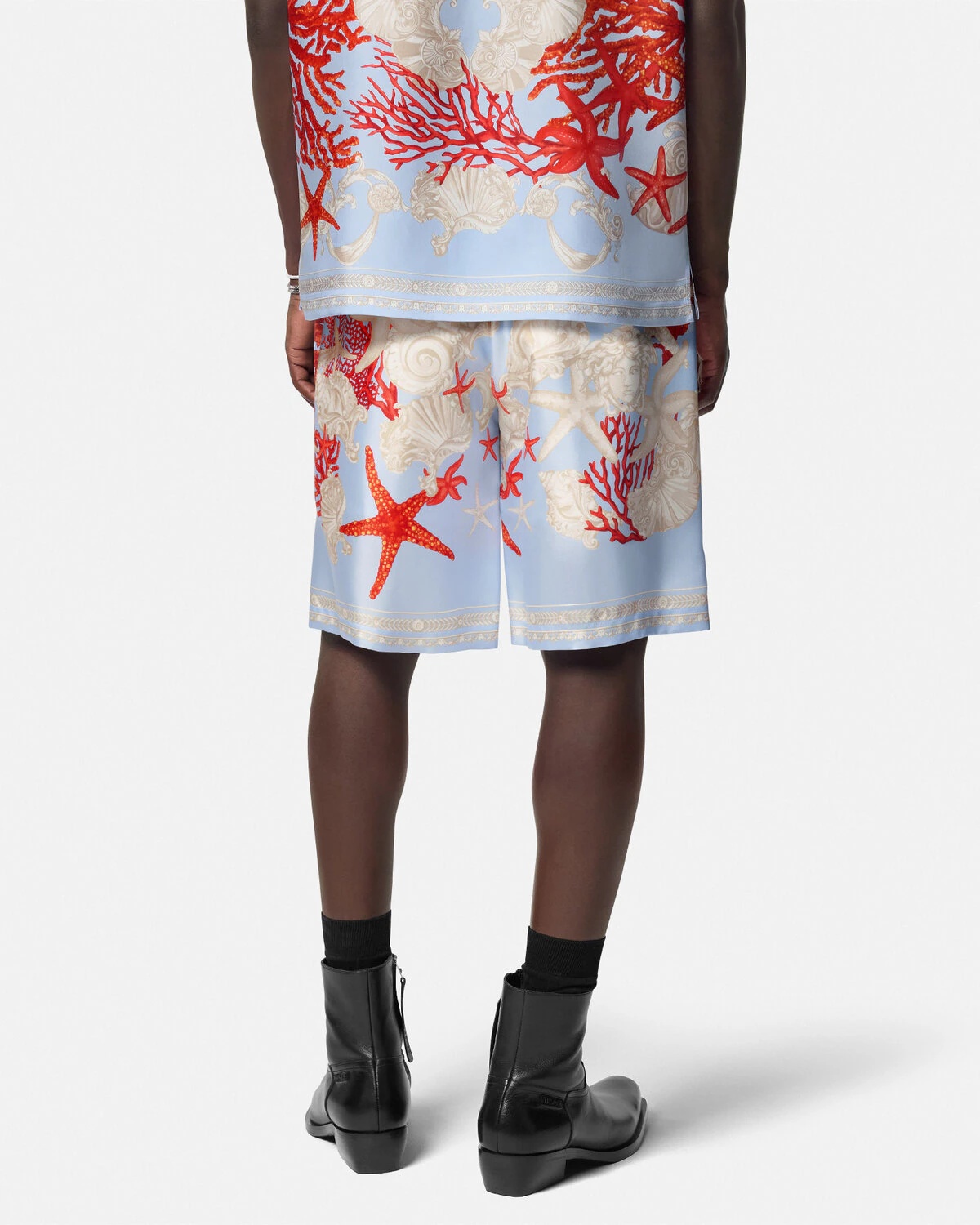 Barocco Sea Silk Shorts - 5