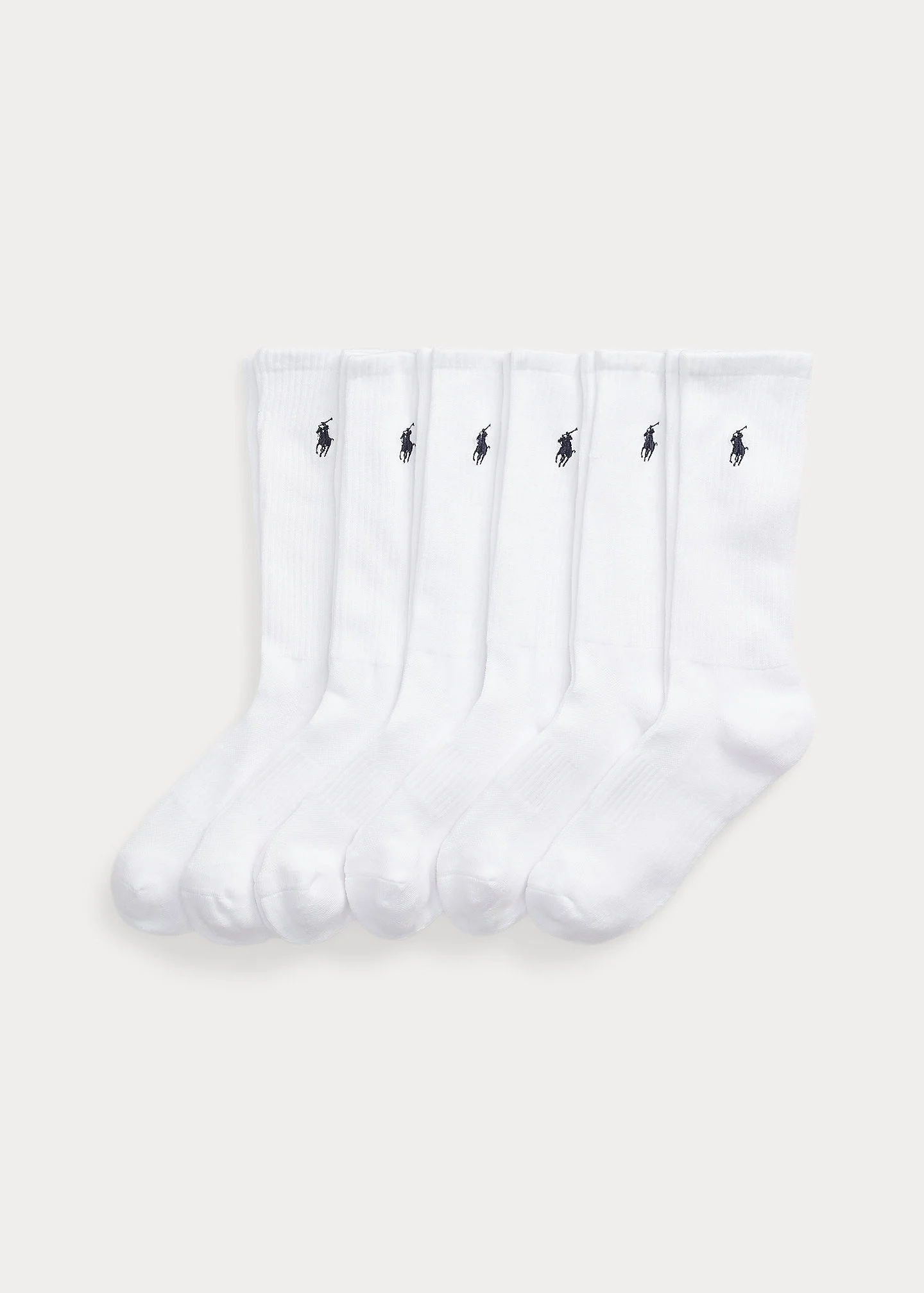 Cotton-Blend Crew Sock 6-Pack - 1
