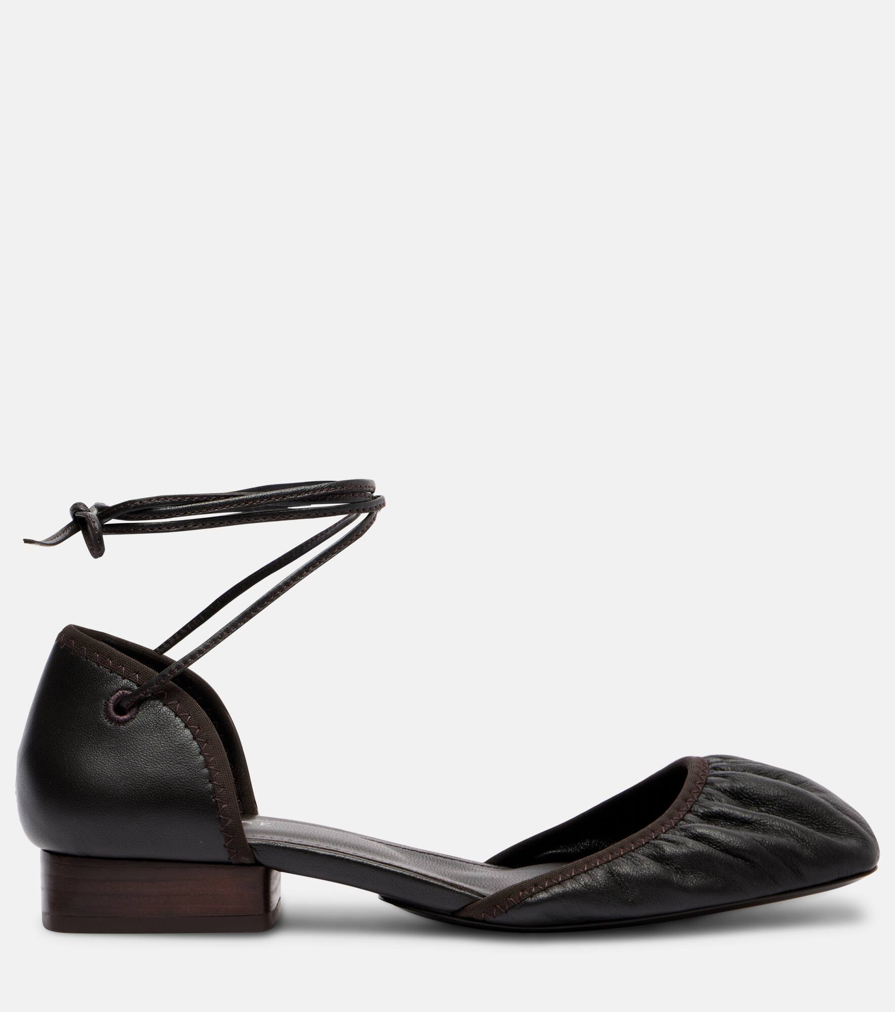 Micro Ballerina leather flats - 4