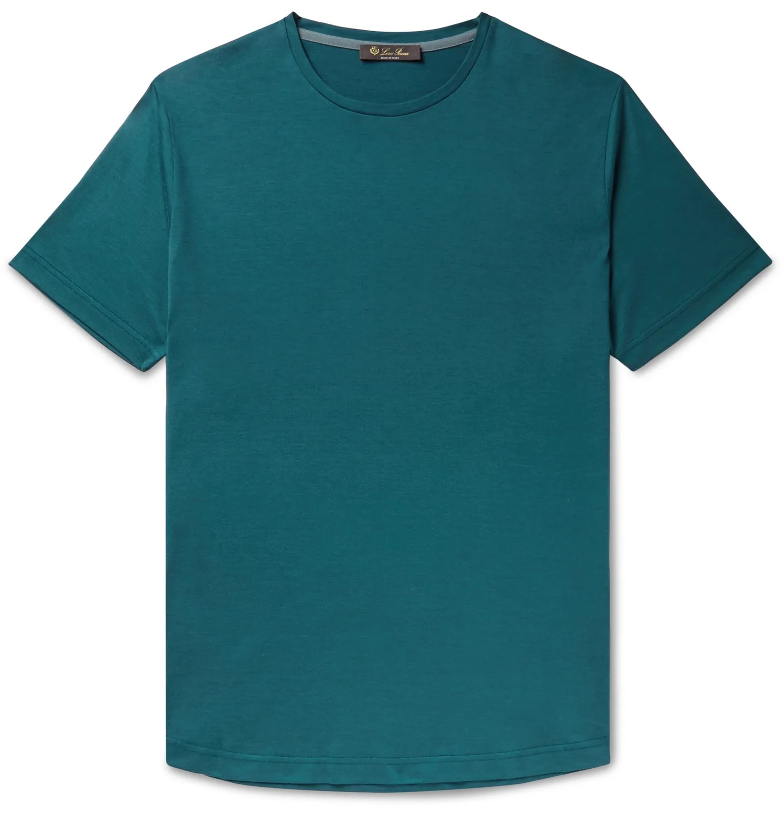 Slim-Fit Silk and Cotton-Blend Jersey T-Shirt - 43