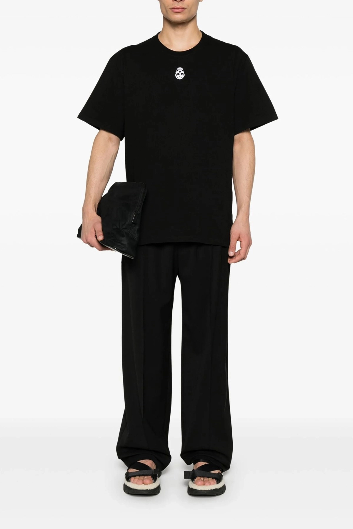 Flocked 'Skull' T-shirt - 2
