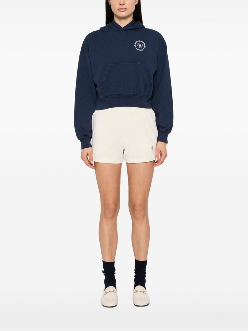 Sporty & Rich SRHWC cropped hoodie outlook