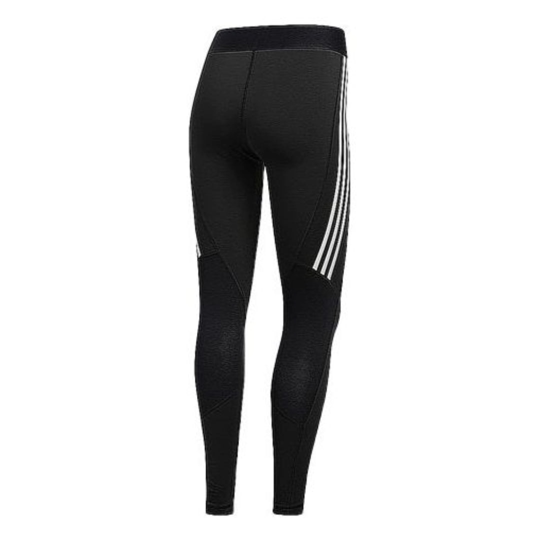 (WMNS) adidas Alphaskin 3-Stripes Long Tights Asia Sizing 'Black' FJ7173 - 2