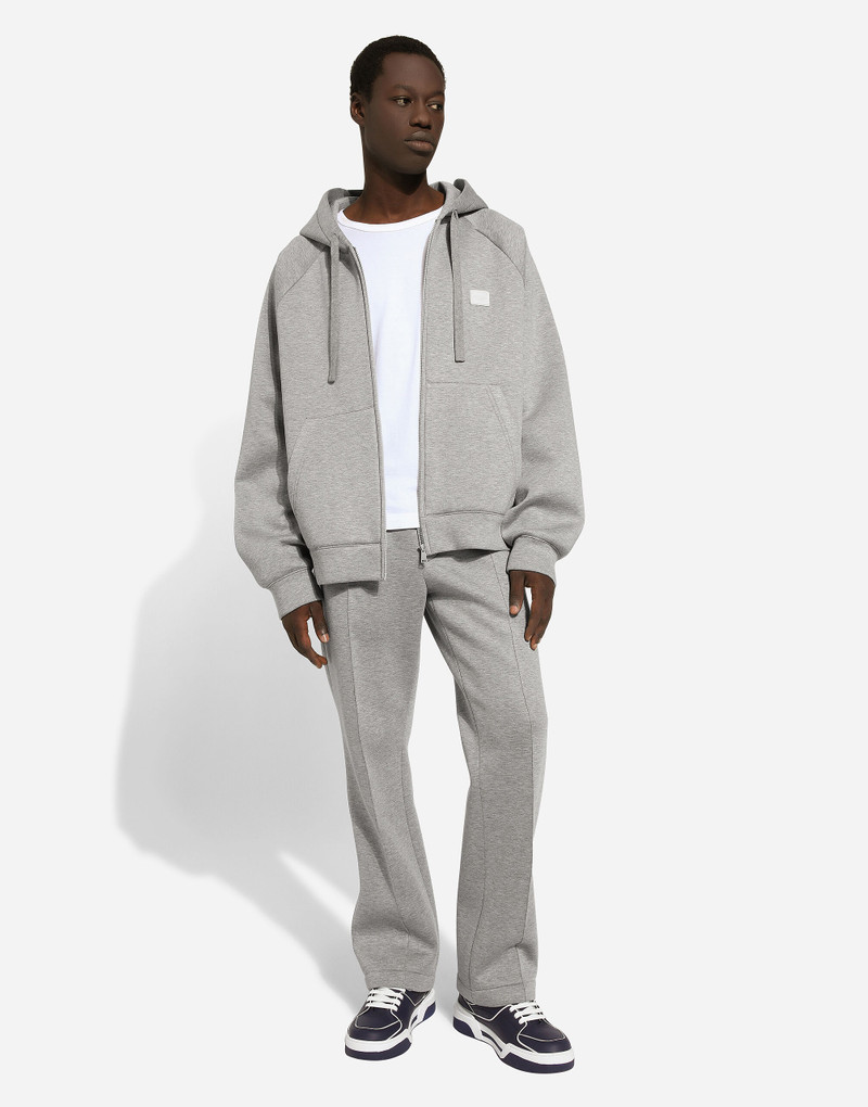 Zip-up hoodie with tag 5
