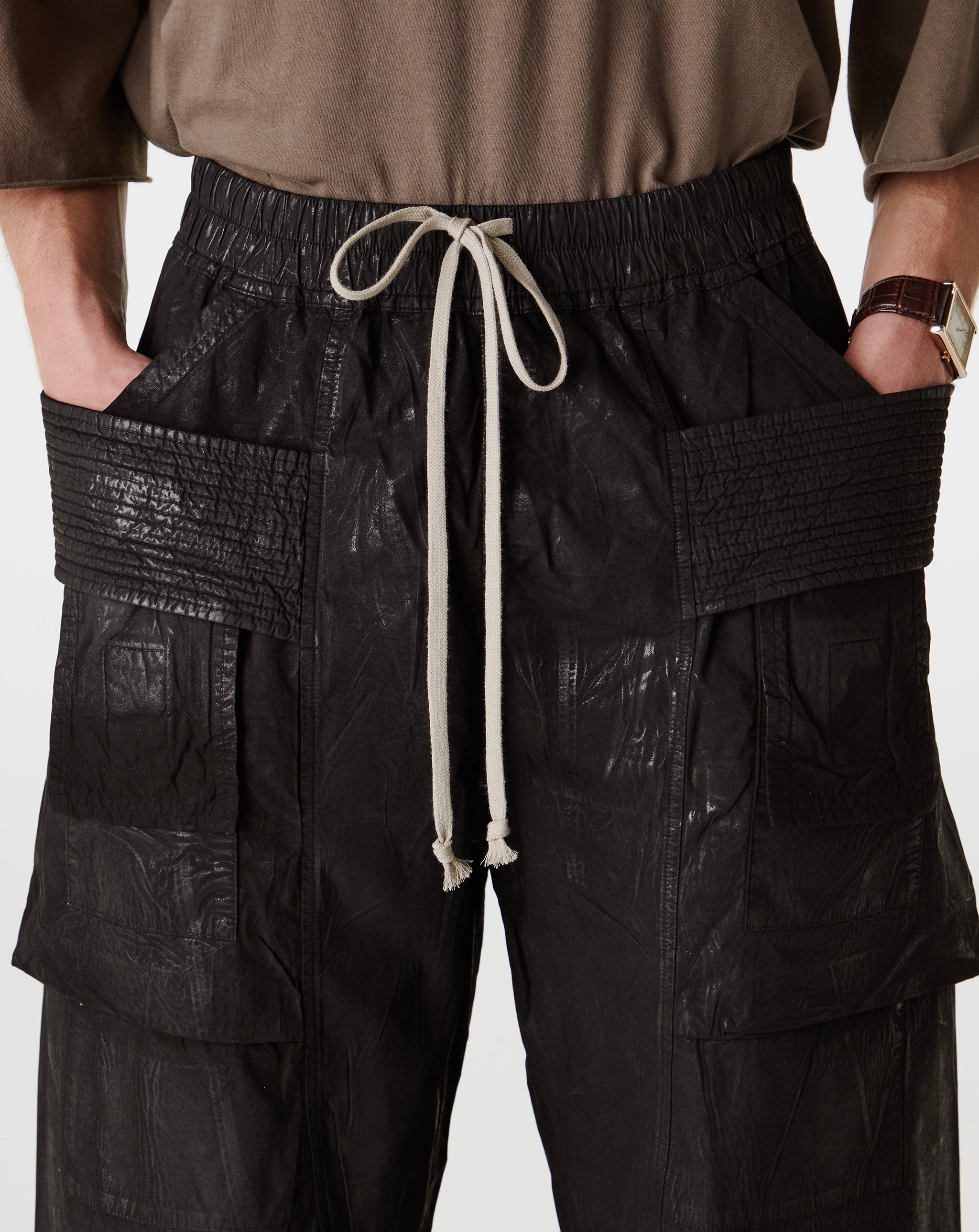 Creatch Wide Drawstring Cargo - 4